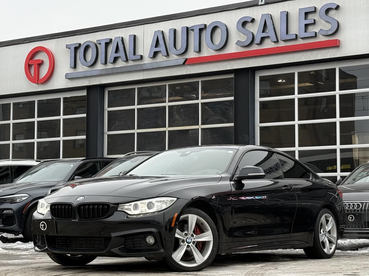 ** JUST ARRIVED! DONT MISS OUT ON THIS ONE!! ** <br/> ** NO ACCIDENTS, CLEAN TITLE, CARFAX VERIFIED! ** <br/> ** RATES AS LOW AS 6.99 OAC ** <br/> <br/> <br/> ===>> WE FINANCE ALL CREDIT TYPES! NEW TO THE COUNTRY?! NO PROBLEM! BAD CREDIT?! NO PROBLEM! <br/> ===>> YOU CAN APPLY ONLINE ON OUR WEBSITE OR IN PERSON! <br/> <br/> <br/> ** GORGEOUS BLACK EXTERIOR ON PREMIUM BROWN LEATHER! COMES LOADED WITH //M SPORT PKG! HARMAN KARDON SOUND SYSTEM, SUNROOF, NAVIGATION, HEATED FRONT SEATS, BACK UP CAMERA WITH PARKING ASSIST & MUCH MUCH MORE!! ** <br/> <br/> <br/> >>>> FOLLOW US ON INSTAGRAM @ <br/> TOTALAUTOSALES <br/> <br/> <br/> *** PLEASE CALL (437) 494-3945 *** <br/> OUR NEW LOCATION: <br/> 2430 FINCH AVE WEST, NORTH YORK, M9M 2E1 <br/> <br/> <br/> *** CERTIFICATION: Have your new preowned vehicle certified at TOTAL AUTO SALES! We offer a full safety inspection exceeding industry standards, including oil change and professional detailing before delivery. Vehicles are not drivable, if not certified or e-tested, a certification package is available for $995. All trade-ins are welcome. Taxes, Finance fee and licensing are extra.** <br/> <br/> <br/> ** WARRANTY. We provide extended warranties up to 48m with optional coverage up to 10,000$ per/claim with unlimited kms. ** <br/> *** PLEASE CALL (437) 494-3945 *** <br/> TOTAL AUTO SALES 2430 FINCH AVE WEST, NORTH YORK, M9M 2E1 <br/> <br/> <br/> ** To the best of our ability, we have made an effort to ensure that the information provided to you in this ad is accurate. We do not take any responsibility for any errors, omissions or typographic mistakes found on all our ads. Prices may change without notice. Please verify the accuracy of the information with our sales team. ** <br/>