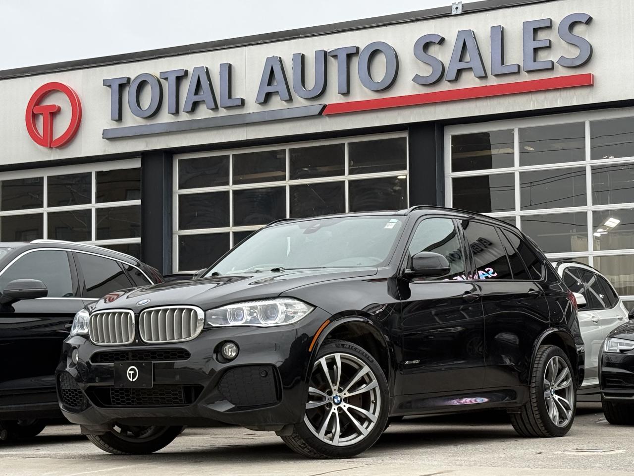 ** JUST ARRIVED! DONT MISS OUT ON THIS ONE!! ** <br/> ** NO ACCIDENTS, CLEAN TITLE, CARFAX VERIFIED! ** <br/> ** RATES AS LOW AS 6.99 OAC ** <br/> <br/> <br/> ===>> WE FINANCE ALL CREDIT TYPES! NEW TO THE COUNTRY?! NO PROBLEM! BAD CREDIT?! NO PROBLEM! <br/> ===>> YOU CAN APPLY ONLINE ON OUR WEBSITE OR IN PERSON! <br/> <br/> <br/> ** GORGEOUS BLACK EXTERIOR ON PREMIUM BROWN LEATHER! COMES LOADED WITH //M SPORT PACKAGE! HARMAN KARDON SOUND SYSTEM, HEAD UP DISPLAY, PANORAMIC GLASS ROOF, HEATED FRONT & REAR SEATS, NAVIGATION, BACK UP CAMERA WITH PARKING ASSIST, DUAL CLIMATE CONTROLS, REAR CLIMATE CONTROLS, REAR PASSENGER WINDOW SHADES, BLUETOOTH, FRONT POWER ADJUSTABLE SEATS WITH LEG EXTENSION, AMBIENT INTERIOR LIGHTING, & MUCH MUCH MORE!! ** <br/> <br/> <br/> >>>> FOLLOW US ON INSTAGRAM @ <br/> TOTALAUTOSALES <br/> <br/> <br/> *** PLEASE CALL (437) 494-3945 *** <br/> OUR NEW LOCATION: <br/> 2430 FINCH AVE WEST, NORTH YORK, M9M 2E1 <br/> <br/> <br/> *** CERTIFICATION: Have your new preowned vehicle certified at TOTAL AUTO SALES! We offer a full safety inspection exceeding industry standards, including oil change and professional detailing before delivery. Vehicles are not drivable, if not certified or e-tested, a certification package is available for $995. All trade-ins are welcome. Taxes, Finance fee and licensing are extra.** <br/> <br/> <br/> ** WARRANTY. We provide extended warranties up to 48m with optional coverage up to 10,000$ per/claim with unlimited kms. ** <br/> *** PLEASE CALL (437) 494-3945 *** <br/> TOTAL AUTO SALES 2430 FINCH AVE WEST, NORTH YORK, M9M 2E1 <br/> <br/> <br/> ** To the best of our ability, we have made an effort to ensure that the information provided to you in this ad is accurate. We do not take any responsibility for any errors, omissions or typographic mistakes found on all our ads. Prices may change without notice. Please verify the accuracy of the information with our sales team. ** <br/>