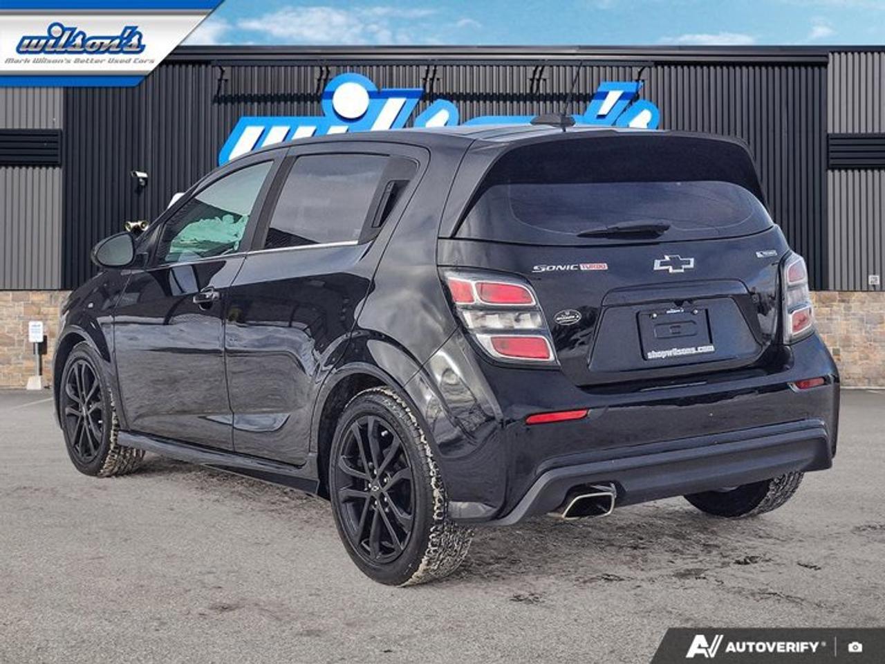 2018 Chevrolet Sonic Premier | Heated Seats | Leatherette Seats | CarPlay + Android | Premium Sound | Alloy Wheels & More Photo2