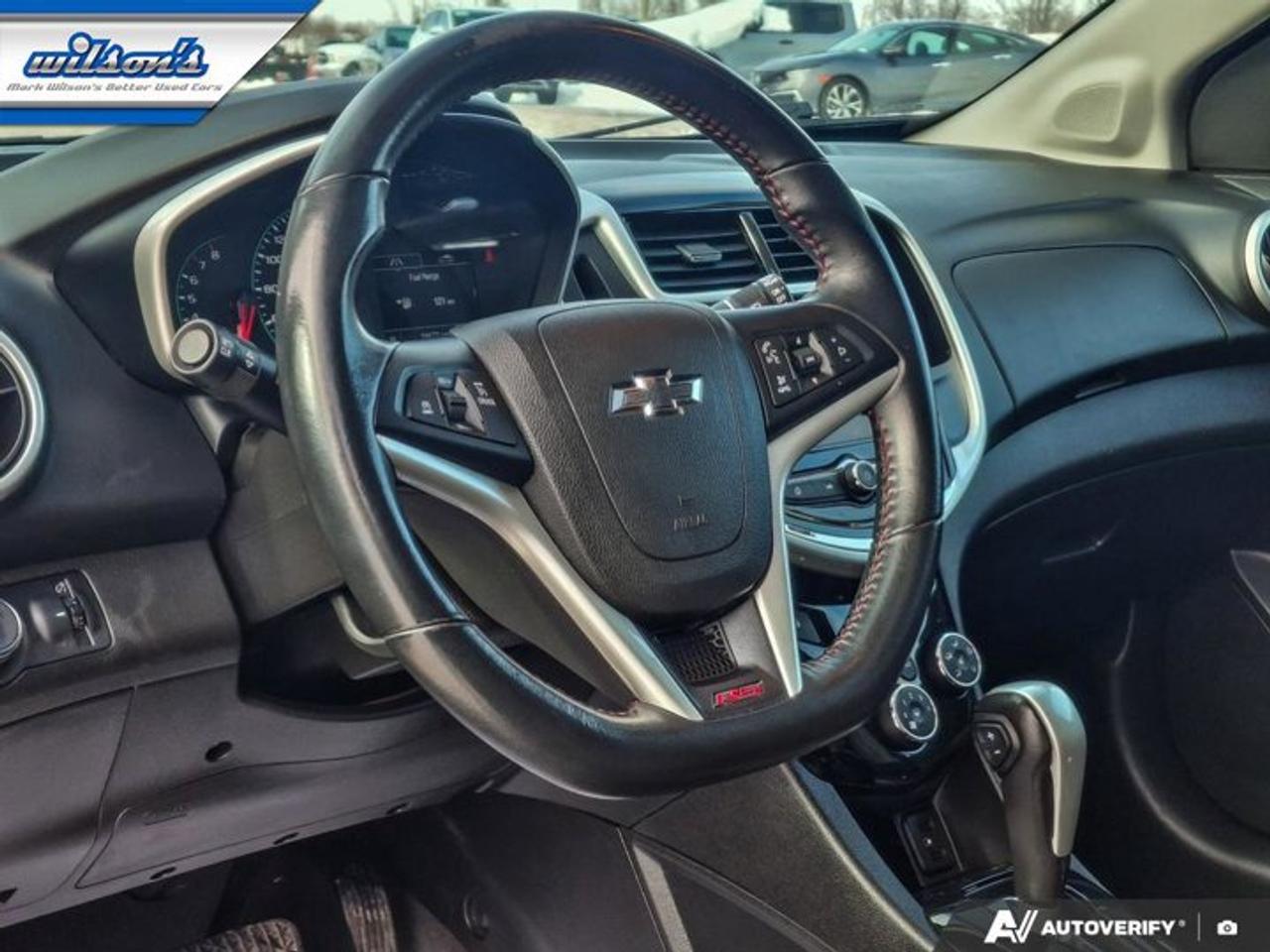 2018 Chevrolet Sonic Premier | Heated Seats | Leatherette Seats | CarPlay + Android | Premium Sound | Alloy Wheels & More Photo