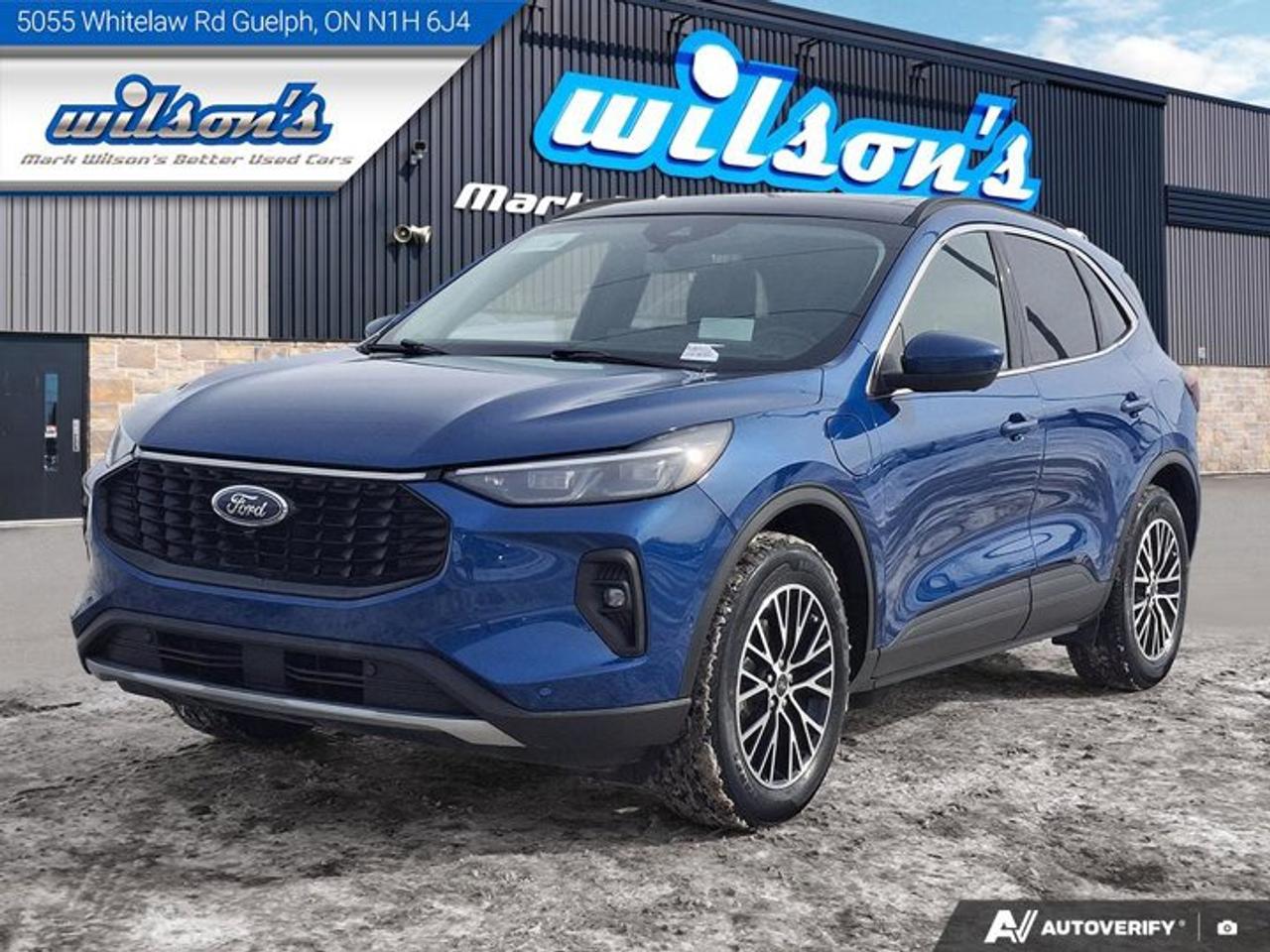2023 Ford Escape PHEV | Leather | Sunroof | Nav | Tow Pkg | HUD | 360 Camera | Adaptive Cruise | Heated Wheel & More! Photo0