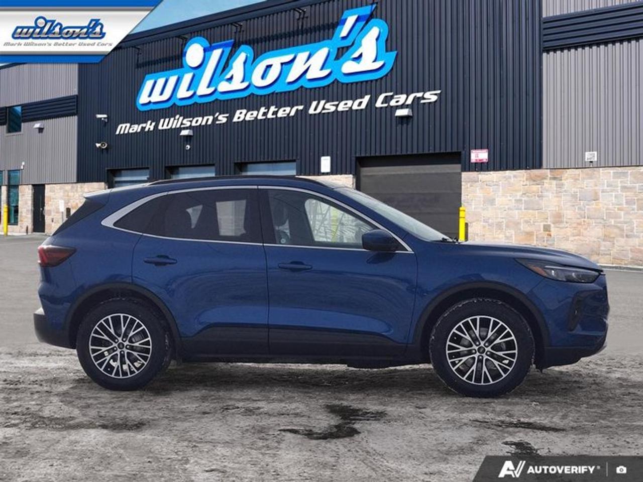 2023 Ford Escape PHEV | Leather | Sunroof | Nav | Tow Pkg | HUD | 360 Camera | Adaptive Cruise | Heated Wheel & More! Photo