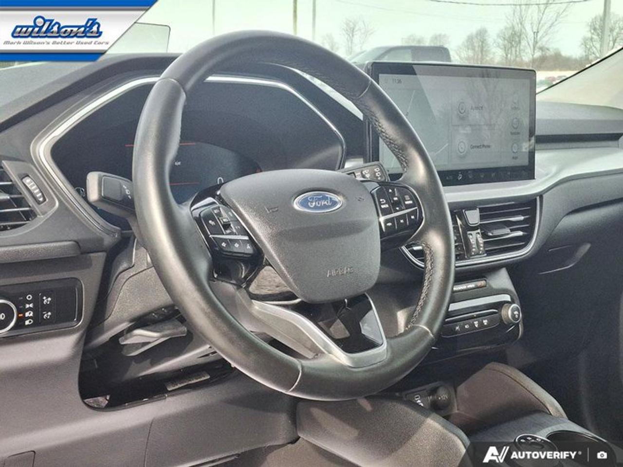 2023 Ford Escape PHEV | Leather | Sunroof | Nav | Tow Pkg | HUD | 360 Camera | Adaptive Cruise | Heated Wheel & More! Photo