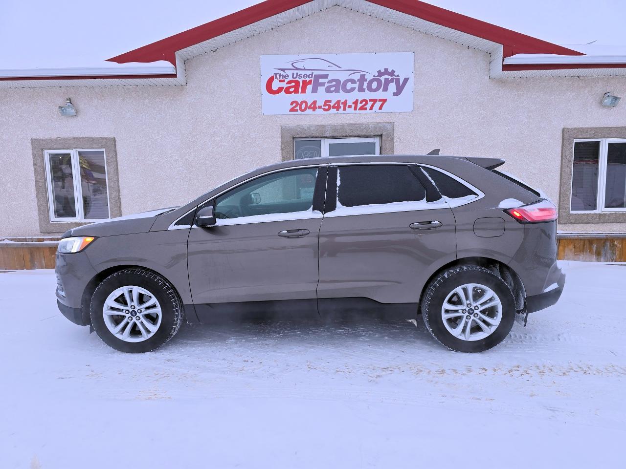 <p data-start=63 data-end=145><strong data-start=63 data-end=145>2019 Ford Edge SEL AWD &ndash; Low KM | Accident Free | One Owner | Loaded with Safety & Comfort</strong></p><p data-start=147 data-end=436>If you&rsquo;re looking for a clean, very well-equipped SUV with modern tech and low mileage, this&nbsp;<strong data-start=235 data-end=261>2019 Ford Edge SEL AWD</strong> checks all the boxes. With <strong data-start=289 data-end=307>only 35,382 km</strong> and a <strong data-start=314 data-end=346>clean, accident-free history</strong>, this Edge is in excellent condition and ready for the road&mdash;perfect for Manitoba driving.</p><p data-start=438 data-end=455><strong data-start=438 data-end=455>Key Features:</strong></p><ul data-start=456 data-end=868><li data-start=456 data-end=514><p data-start=458 data-end=514><strong data-start=458 data-end=469>SEL AWD</strong> &ndash; confident all-wheel drive in all seasons</p></li><li data-start=515 data-end=622><p data-start=517 data-end=622><strong data-start=517 data-end=538>Ford Co-Pilot360&trade;</strong> safety suite (Blind Spot Monitoring, Lane Keep Assist, Pre-Collision Assist & more)</p></li><li data-start=623 data-end=694><p data-start=625 data-end=694><strong data-start=625 data-end=649>Cold Weather Package</strong> &ndash; heated front seats & heated steering wheel</p></li><li data-start=695 data-end=755><p data-start=697 data-end=755><strong data-start=697 data-end=718>Panoramic sunroof</strong> &ndash; flood the cabin with natural light</p></li><li data-start=756 data-end=814><p data-start=758 data-end=814>Spacious, comfortable interior with flexible cargo space</p></li><li data-start=815 data-end=868><p data-start=817 data-end=868>Smooth, confident ride for city and highway driving</p></li></ul><p data-start=870 data-end=1034>This Edge delivers the perfect balance of safety, comfort, and practicality&mdash;ideal for families, commuters, or anyone wanting a dependable SUV with premium features.</p><p data-start=1036 data-end=1167>📍 <strong data-start=1039 data-end=1100>Available now at The Used Car Factory &ndash; Oakbank, Manitoba</strong><br data-start=1100 data-end=1103>Known for honest, low-pressure service, and hand-picked vehicles..</p><p data-start=1036 data-end=1167><strong>Get Pre-Approved, Apply Today Drive Today</strong></p><hr data-start=1169 data-end=1172><p data-start=1174 data-end=1231><em data-start=1174 data-end=1231>Where great vehicles, and genuine service come standard.</em></p><p data-start=1233 data-end=1344><em data-start=1233 data-end=1344>We are proud members of The Manitoba Used Car Dealer Association as well as the Manitoba Chamber of Commerce.</em></p><p data-start=1346 data-end=1448><em data-start=1346 data-end=1448>All payments, and prices, are plus applicable taxes. The Used Car Factorys Dealers permit is #4821.</em></p>