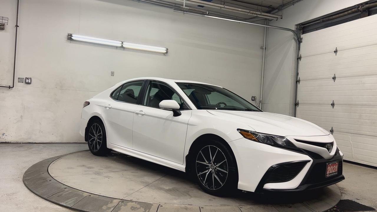 2021 Toyota Camry SE AWD | HTD LEATHER | SUNROOF | CARPLAY | ALLOYS Photo
