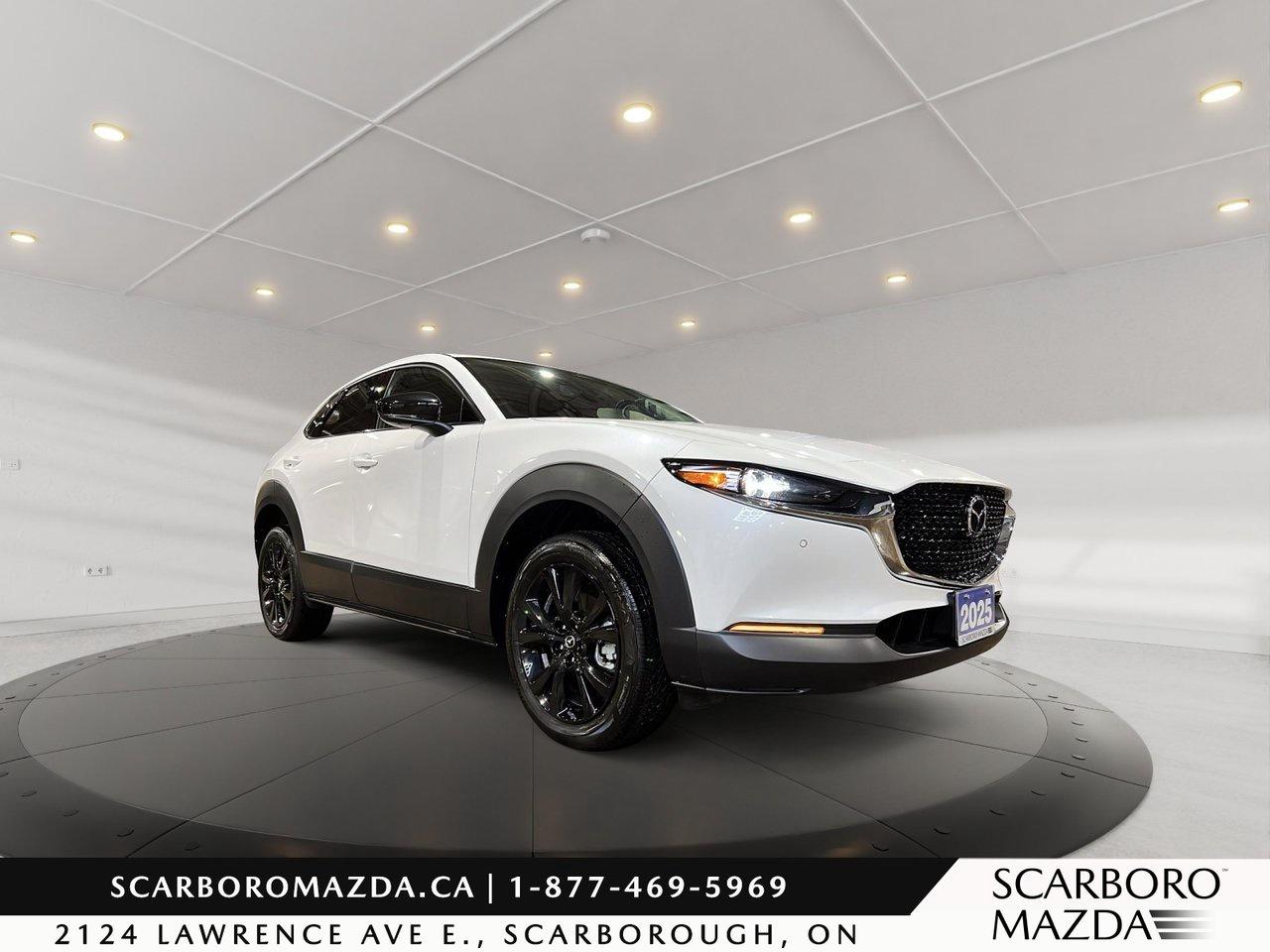 <strong>New Car Demo &ndash; Save on Freight, PDI, and Air Tax!</strong>



New car financing rates available starting from <strong>0.99%</strong>.



Current Mazda owners can take advantage of the <strong>Mazda Loyalty Program</strong>, offering an additional <strong>1% off the interest rate</strong>.

<strong>&nbsp;</strong>

This vehicle includes the remaining balance of Mazda&rsquo;s warranties:

<ul>
<li><strong>3-year / unlimited km Comprehensive Warranty</strong></li>
<li><strong>3-year / unlimited km Roadside Assistance</strong></li>
<li><strong>5-year / unlimited km Powertrain Warranty</strong></li>
</ul>



<strong>One Price. The Best Price. Buy with Confidence.</strong>

Our <strong>One Price Pre-Owned</strong> shopping experience is simple, transparent, and stress-free. No haggling, no surprises &ndash; just our best price, upfront.



All Scarboro Mazda pre-owned vehicles come with <strong>one key</strong>. If any additional keys were provided by the previous owner, we will include them. Extra keys can be purchased for <strong>$250&ndash;$495</strong> each.

<em>Have your vehicle road ready with our optional <strong>Guest Value Package ($395) </strong>which includes:</em>

<em>Professional interior and exterior detail, a full tank of gas, a fresh oil change before pick-up, and your first free oil change redeemable at Scarboro Mazda.</em>




<strong>Proudly serving the GTA for over 30 years</strong>, including Scarborough, Toronto, Markham, North York, Thornhill, Vaughan, Maple, Woodbridge, Aurora, Ajax, Pickering, Mississauga, Oakville, and beyond!