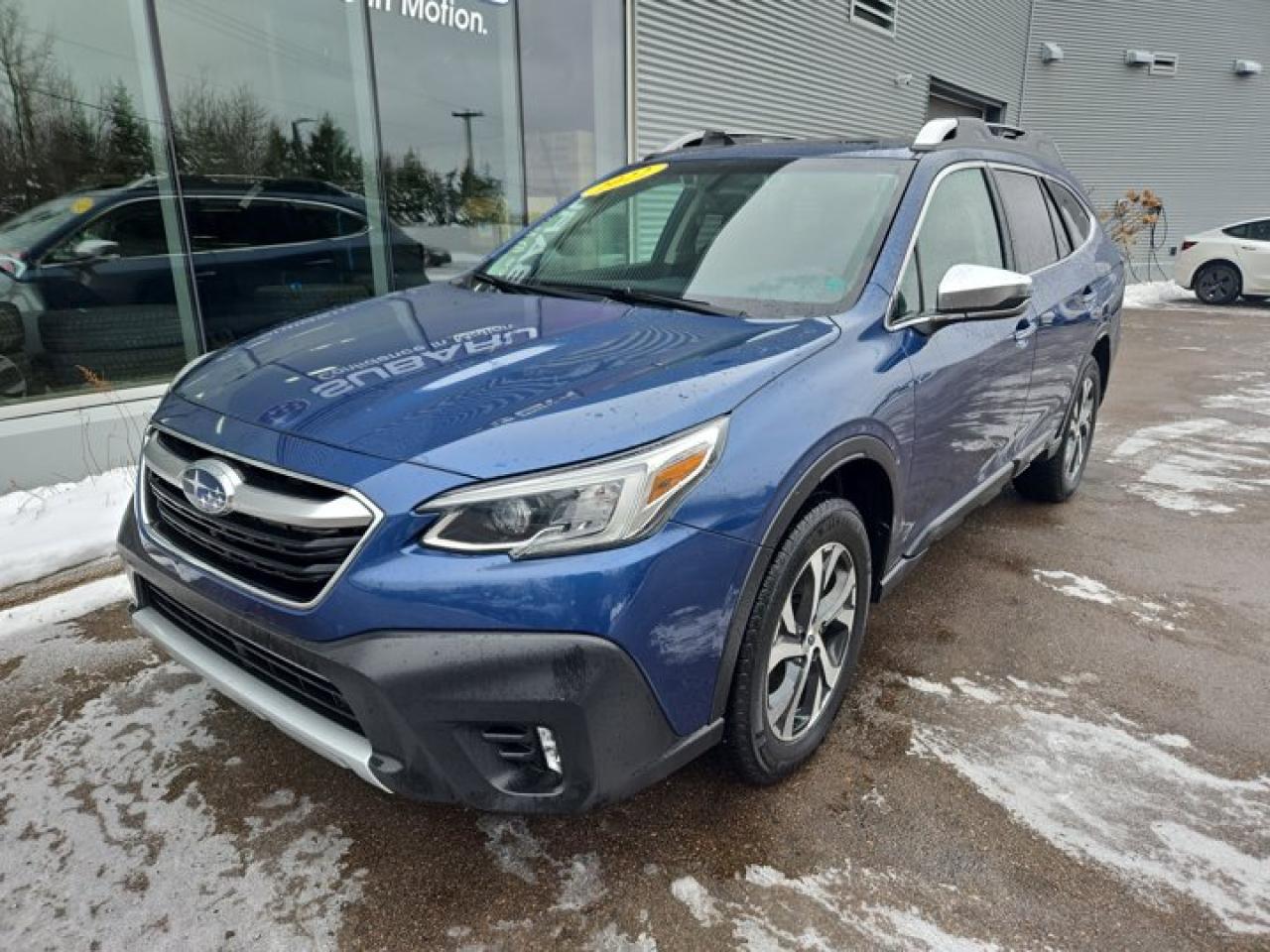 New Price!Blue 2022 Subaru Outback Premier AWD Lineartronic CVT 2.4L DOHC 16VValue Market Pricing, No Accidents, ABS brakes, Air Conditioning, Alloy wheels, Apple CarPlay/Android Auto, Exterior Parking Camera Rear, Front fog lights, Fully automatic headlights, Genuine Nappa Leather Upholstery, harman/kardon® Speakers, Heated & Ventilated Front Bucket Seats, Heated door mirrors, Heated rear seats, Heated steering wheel, Memory seat, Navigation System, Power driver seat, Power Liftgate, Power moonroof, Power passenger seat, Steering wheel mounted audio controls, Traction control, Variably intermittent wipers.Certification Program Details: 85 Point Inspection Fresh Oil Change Brake Inspection Tire Inspection Fresh 1 Year MVI Full Detail Free Carfax Report Full Tank of Gas Certified TechniciansFair Market Pricing * No Pressure Sales Environment * Access to over 2000 used vehicles * Free Carfax with every car * Our highly skilled and experienced team will ensure that your vehicle is in excellent condition and looking fantastic!!Steele Auto Group is the most diversified group of automobile dealerships in Atlantic Canada, with 34 dealerships selling 27 brands and an employee base of over 1000. Sales are up by double digits over last year and the plan going forward is to expand further into Atlantic Canada.