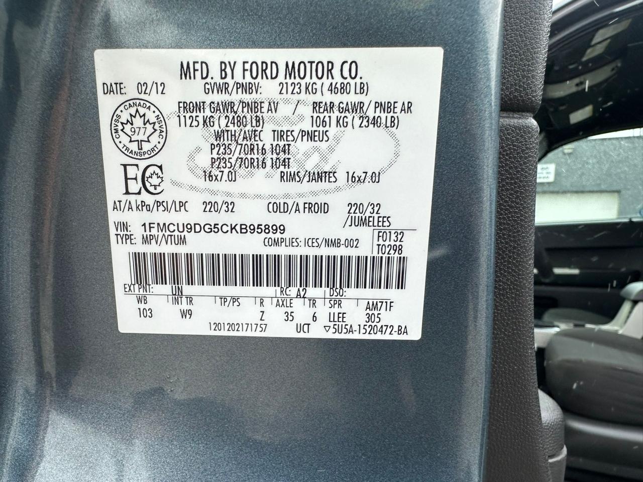 2012 Ford Escape XLT Photo