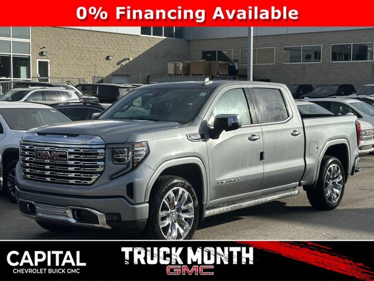 This GMC Sierra 1500 boasts a Gas V8 6.2L/376 engine powering this Automatic transmission. TRANSMISSION, 10-SPEED AUTOMATIC WITH ELECTRONIC PRECISION SHIFT, ELECTRONICALLY CONTROLLED with overdrive, and tow/haul mode and steering column paddle shifters. Includes Cruise Grade Braking and Powertrain Grade Braking (STD), REAR AXLE, 3.23 RATIO, PREMIUM FLOOR LINERS WITH REMOVABLE CARPET INSERT, FRONT.* This GMC Sierra 1500 Features the Following Options *DENALI RESERVE PACKAGE includes (CWM) Technology Package, (CF5) sunroof, (BRS) GMC MultiPro Power Steps and (SH0) 22 Painted Aluminum Wheel with Machining and Bright Chrome Inserts , LPO, WHEEL LOCKS, SET OF 4 (dealer-installed), LPO, BODY COLOUR WHEEL ARCH MOULDINGS (dealer-installed), GVWR, 7100 LBS. (3221 KG) (STD), ENGINE, 6.2L ECOTEC3 V8 (420 hp [313 kW] @ 5600 rpm, 460 lb-ft of torque [624 Nm] @ 4100 rpm); featuring Dynamic Fuel Management, ENGINE BLOCK HEATER, DENALI PREFERRED EQUIPMENT GROUP includes standard equipment, ACTIVE EXHAUST, DUAL, SPORT-MODE ENABLED, 3 YEARS SIRIUSXM, Wireless, Apple CarPlay / Wireless Android Auto.* Stop By Today *Come in for a quick visit at Capital Chevrolet Buick GMC Inc., 13103 Lake Fraser Drive SE, Calgary, AB T2J 3H5 to claim your GMC Sierra 1500!