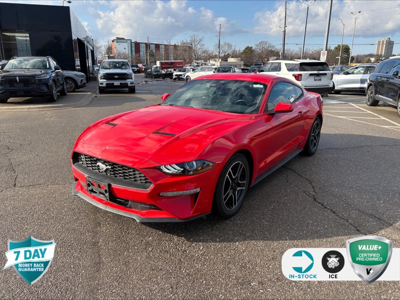 2021 Ford Mustang EcoBoost 101A | 1 OWNER | SAFE & SMART PKG | 10 SPEED AUTO Photo3