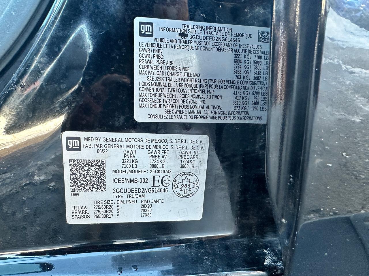 2022 Chevrolet Silverado 1500 RST4X4 HTD-Cloth 5.3L V8 NAV XM CarPlay BOSE RvCam Photo