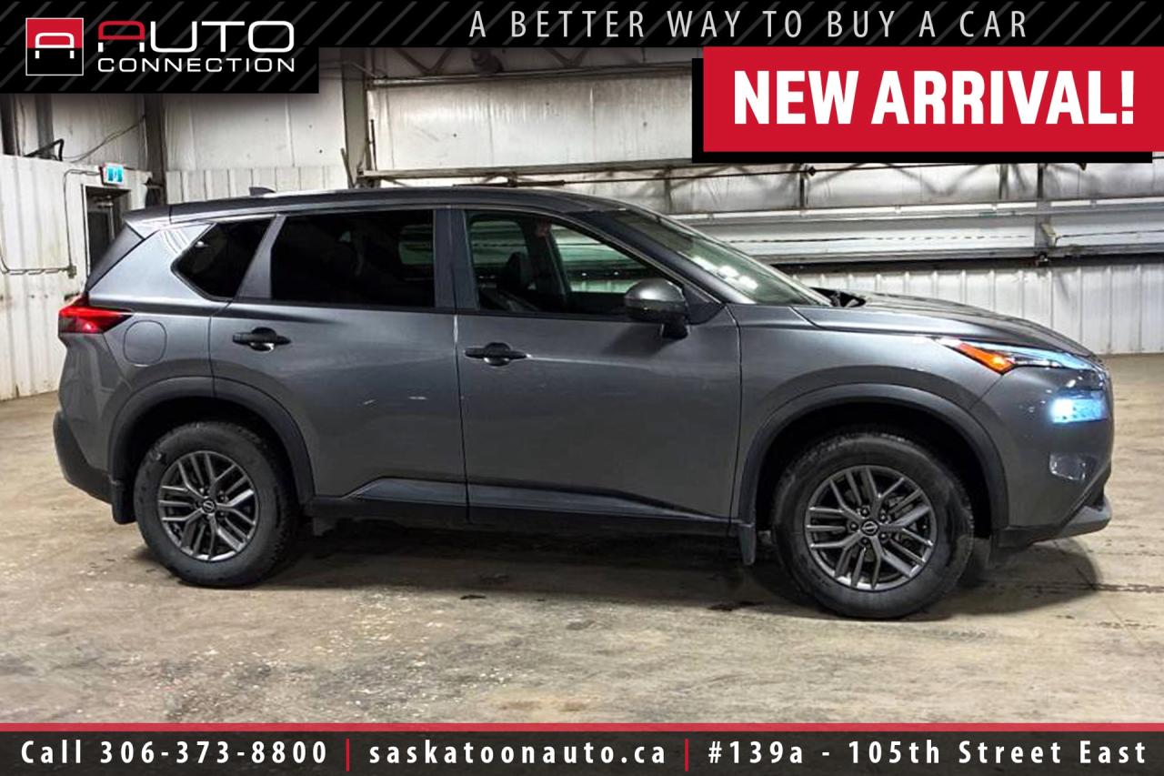 <p><span></span><font color=#000000><span>Financing & Warranty Available!</span><br><span><br></span></font><span>Accident Free! - Under Nissans 5-Year/100,000km Powertrain Warranty</span><span><br></span><font color=#000000><span><br>For sale at Saskatoon Auto Connection, this <b>2022 Nissan Rogue S AWD</b> in Gun Metallic combines practical capability with refined everyday comfort. With only 60,371 kilometers on the odometer, an accident-free history, and remaining coverage under Nissans 5-Year/100,000 km powertrain warranty, it represents a low-risk, high-value choice. Powered by a responsive 2.5L four-cylinder and riding on 17-inch aluminum-alloy wheels, the Rogues Intelligent All-Wheel Drive and Terrain Selector (Eco, Sport, Off-Road and Snow modes) make confident traction and composed handling simple in Saskatchewan conditions. Inside, the charcoal cloth cabin is welcoming and genuinely practical, with dual-zone automatic climate control, heated front seats and a heated steering wheel that turn cold mornings into comfortable commutes. Connectivity is modern and intuitive thanks to NissanConnects 8-inch color touchscreen with Apple CarPlay and Android Auto compatibility, supported by a 7-inch Advanced Drive-Assist display that keeps key information front and center. Safety is comprehensive: the Rogue integrates Intelligent Forward Collision Warning and Emergency Braking with Pedestrian Detection, Blind Spot Warning with Rear Cross Traffic Alert, Lane Departure Warning, Rear Automatic Braking and a RearView Monitor with sonar to help you avoid surprises. LED headlights, daytime running lights and taillights improve visibility while heated side-view mirrors and rear sonar add convenience around the vehicle. This well-maintained, feature-rich SUV is priced to move at Saskatoon Auto Connection - contact us today to book a test drive and experience why this 2022 Rogue S AWD is a smart choice for year-round Canadian driving.<br><br></span></font><span><b>Key Features:</b><br></span><span><br>- Intelligent All-Wheel Drive (AWD)<br>- Heated Seats<br>- Heated Steering Wheel<br>- Apple CarPlay & Android Auto Compatibility<br>- Rear Sonar System<br>- RearView Monitor<br>- Blind Spot Warning w/ Rear Cross Traffic Alert<br>- Lane Departure Warning<br>- Intelligent Driver Alertness<br>- Intelligent Forward Collision Warning<br>- Intelligent Emergency Braking w/ Pedestrian Detection<br>- Rear Automatic Braking<br>- High Beam Assist<br>- Dual-Zone Automatic Climate Control<br>- 7-Inch Advanced Drive-Assist Display<br>- NissanConnect 8-Inch Colour Touchscreen Display<br>- LED Headlights w/ LED Daytime Running Lights<br>- LED Taillights<br>- Heated Sideview Mirrors<br>- Terrain Selector (Eco, Sport, Off-Road & Snow Modes)<br>- 17-Inch Aluminum-Alloy Wheels<br>- 2.5L 4-Cylinder Engine<br><br><b>Exterior Colour:</b> Gun Metallic<br><b>Interior Colour:</b> Charcoal Cloth<br><br><b>Manufacturers Brochure:</b> </span><a href=https://www.nissan.ca/content/dam/Nissan/Canada/vehicle-brochures/2022/2022-nissan-rogue-en.pdf target=_blank><span>https://www.nissan.ca/content/dam/Nissan/Canada/vehicle-brochures/2022/2022-nissan-rogue-en.pdf</span></a><span><br><br></span><span>Unlock a full year of exclusive VIP benefits with your purchase! Enjoy 20% off labour, 25% off tires, free windshield stone chip repairs, and so much more. Visit saskatoonauto.ca for all the details.<br></span><span><br>Honesty Pricing eliminates the haggle hassle by providing you with our lowest possible selling price up front. In fact, it is the lowest price in our market, and we will prove it by disclosing a comprehensive market report of what our competitors are selling similar vehicles for.<br></span><span><br>This vehicle meets our Diamond Certification standard, which begins by selecting only premium quality vehicles and subjecting them to a much more comprehensive inspection process than typical dealerships use. Diamond Certified ensures a clean history, exceptional appearance and problem-free operation.<br></span><span><br>At Saskatoon Auto Connection we sell pre-owned automobiles the way we would like to buy them ourselves. Since 2008, we have been dedicated to providing the highest level of integrity and transparency in our industry, in combination with the highest quality vehicles at the most competitive prices in Saskatchewan. Our friendly staff is ready to positively redefine your expectations of the pre-owned automobile space.</span><span></span></p>