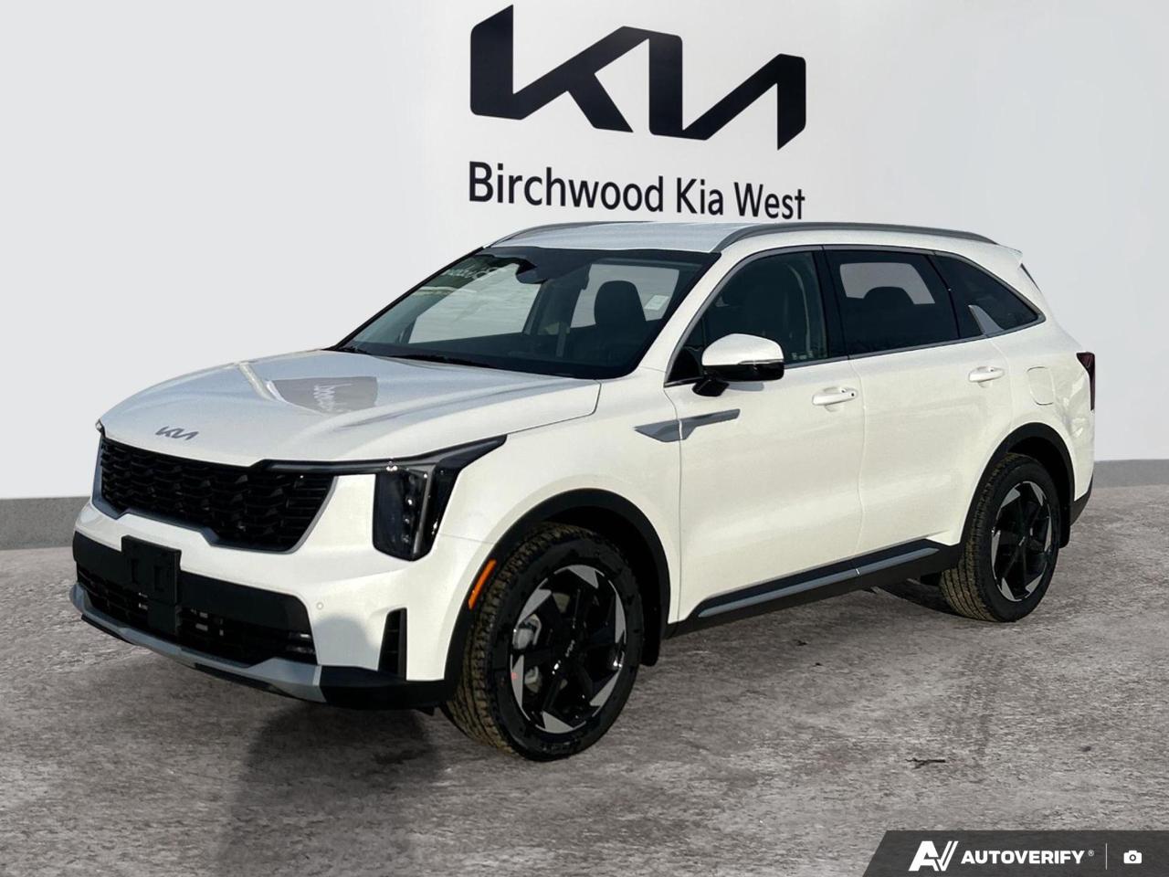 Experience is Everything at Birchwood Kia West!  It is our mission to provide the most transparent and time efficient sales process out of any Manitoba Kia Dealer!  Come visit us and see for yourself why we have a 4.4 star google rating!
Introducing the 2026 Kia Sorento HEV EX - the future of SUV driving is here today! This cutting-edge hybrid combines power, efficiency, and luxury in one sleek package. Experience the perfect blend of performance and eco-friendliness with its 1.6L 4-cylinder engine and advanced AWD system.

- Snow White Pearl exterior with elegant Black interior
- Impressive fuel economy: 6.7 L/100 km highway, 7.2 L/100 km city
- Smart Cruise Control with Stop & Go for effortless highway driving
- Blind-Spot Collision-Avoidance Assist for enhanced safety
- 19 alloy wheels and LED headlamps for a striking appearance
- 8-way power passenger seat for ultimate comfort
- HomeLink Garage Door Transmitter for added convenience

Dont miss your chance to own the future of SUVs. Reserve your 2026 Kia Sorento HEV EX today or schedule a test drive to experience its innovative features firsthand. Our team at Birchwood Kia West is ready to answer any questions and guide you through our transparent, efficient sales process. Visit us online at www.birchwoodkiawest.ca or in person to start your journey with this exceptional vehicle.
ADDITIONAL ACCESSORIES INCLUDED: 

*Kia Genuine All-Weather Floor Mats
*Premium DEFA Block Heater
*Kia Genuine Wheel Locks
*Kia Genuine Touch-Up Paint

You might qualify for additional savings on your purchase! Ask us about our:

$500 Grad Program
$750 Mobility Assistance Program
$500 Military Benefit
1% Loyalty Rate Reduction 

FIND MORE INFORMATION AND VIEW MORE OPTIONS

*Visit us! Birchwood Kia West in the Birchwood Auto Park. Portage Ave & The Perimeter!
*Visit www.birchwoodkiawest.ca
*Contact our sales department at (204) 888-4542

*Whenever possible, the vehicle photos shown are of the ACTUAL vehicle. This provides the best online shopping experience for our valued customers.
*Price includes all options, fees, and levies. No additional charges are applied.
*Additional fees may apply to select finance and lease options. 
*Dealer Permit #4302
Dealer permit #4302