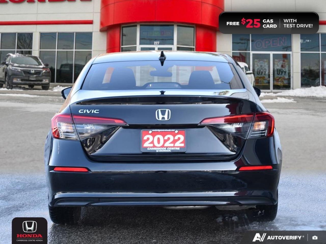 2022 Honda Civic EX HONDA SENSING TECHNOLOGIES | REARVIEW CAMERA | APPLE CARPLAY™/ANDROID AUTO™ Photo