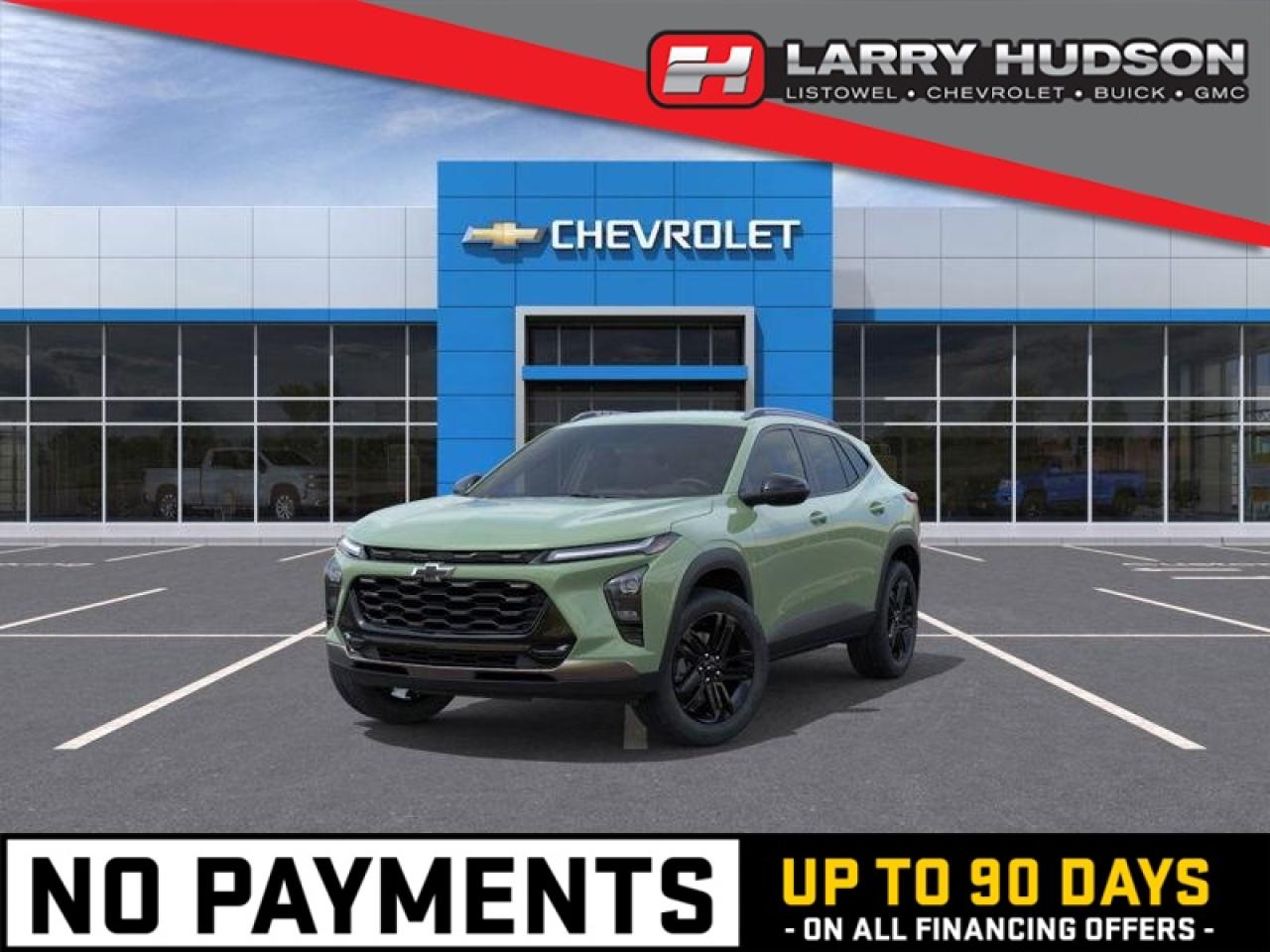 HUDSONS HAS IT!
See it - Drive it - Own it - LOVE it.

At Larry Hudson Chevrolet Buick GMC we make car buying a breeze! New car pricing with $0 down approvals are among your options (*on approved credit). There are a variety of finance and lease options available. Also expect top dollar for your trade-in!

Selling price/payment shown includes cash incentive(s). Does not include HST & Licensing. Bi-Weekly payments reflect current Chevrolet Buick and GMC incentives. We have professional Product Specialist to guide you through your vehicle purchase. Contact us for more info! 1-800-350-3325