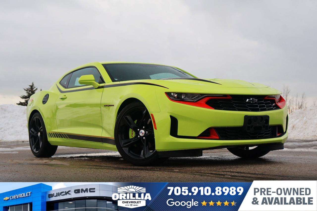 Yellow 2019 Chevrolet Camaro 1LT 2D Coupe RWD
8-Speed Automatic 2.0L Turbocharged


Did this vehicle catch your eye? Book your VIP test drive with one of our Sales and Leasing Consultants to come see it in person.

Remember no hidden fees or surprises at Jim Wilson Chevrolet. We advertise all in pricing meaning all you pay above the price is tax and cost of licensing.