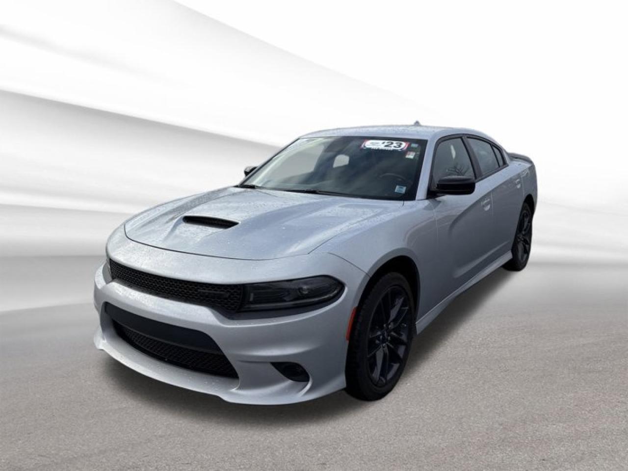 Experience the bold presence of the 2023 Dodge Charger GT, now available at Steele Halifax Chrysler Dodge Jeep Ram FIAT in Halifax. With just 13,591 km on the odometer, this used sedan stands out with its Triple Nickel exterior and black interior. The Charger GT offers all-wheel drive capability, a smooth automatic transmission, and a powerful 3.6-litre V-6 engine, making it ideal for Canadian roads and weather.FEATURES OF THE Charger GTAll-wheel drive for enhanced year-round tractionHeated seats for added winter comfortHeated steering wheel for cold morningsAutomatic transmission for effortless drivingADVANCED SAFETY FEATURESComprehensive airbag system for occupant protectionAnti-lock braking system for controlled stopsElectronic stability control for improved handlingTraction control system for slippery conditionsPERFORMANCE AND EFFICIENCY3.6-litre V-6 engine delivers responsive powerAll-wheel drive ensures confident driving in all seasonsAutomatic transmission optimizes power deliveryEfficient fuel use with regular unleaded gasolineCOMFORT AND CONVENIENCEHeated seats provide warmth in colder monthsHeated steering wheel enhances winter driving comfortSpacious black interior for a relaxed rideFour-door design for easy passenger accessTECHNOLOGY AND CONNECTIVITYUser-friendly controls for a seamless experienceModern dashboard layout for easy navigationIntegrated connectivity features for convenienceClear display for essential driving informationCARGO SPACEGenerous trunk for daily essentialsSplit-folding rear seats for added versatilityWide trunk opening for easy loadingAmple space for luggage or groceriesWHAT OTHER OWNERS LIKEConfident all-wheel drive performanceComfortable heated seating and steering wheelSmooth and responsive V-6 engineSpacious interior with practical cargo optionsThis 2023 Dodge Charger GTs VIN is: 2C3CDXMG1PH676002.