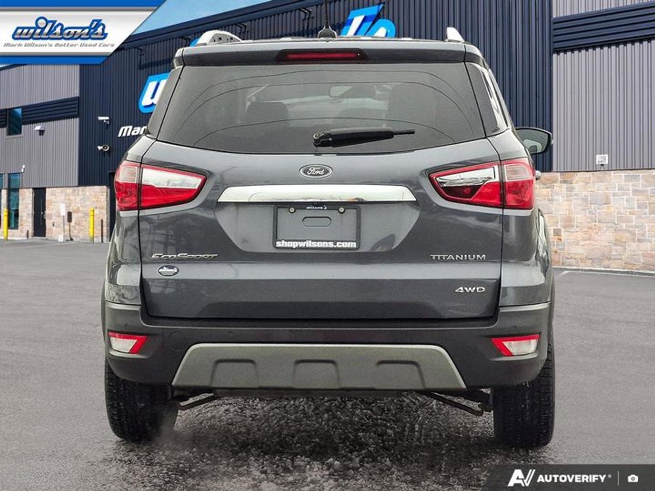 2018 Ford EcoSport Titanium 4WD | Leather Trim | Sunroof | Heated Seats | Remote Start | Bluetooth | Rear Cam and More! Photo