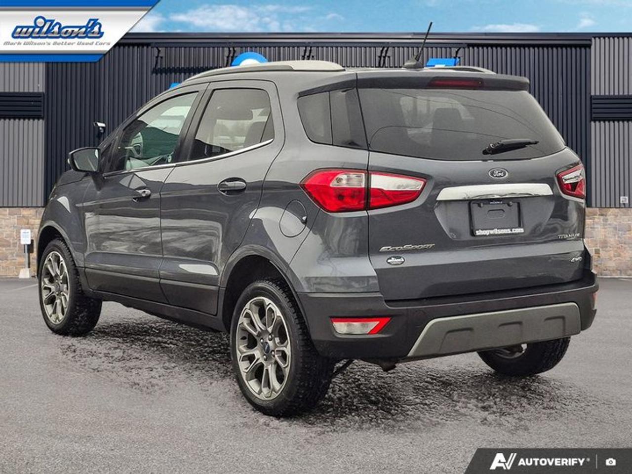 2018 Ford EcoSport Titanium 4WD | Leather Trim | Sunroof | Heated Seats | Remote Start | Bluetooth | Rear Cam and More! Photo