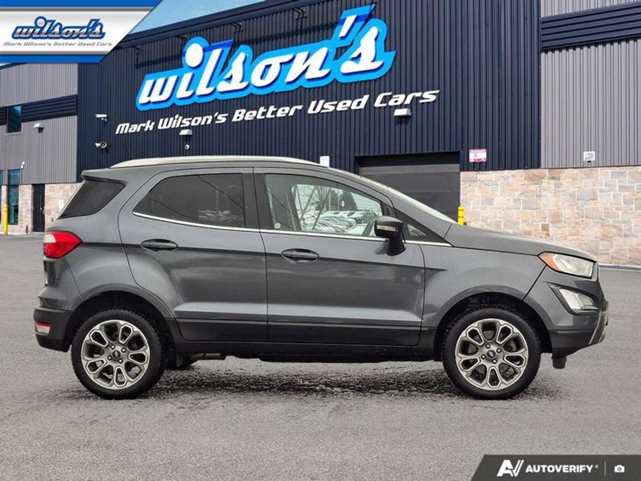 2018 Ford EcoSport Titanium 4WD | Leather Trim | Sunroof | Heated Seats | Remote Start | Bluetooth | Rear Cam and More! Photo
