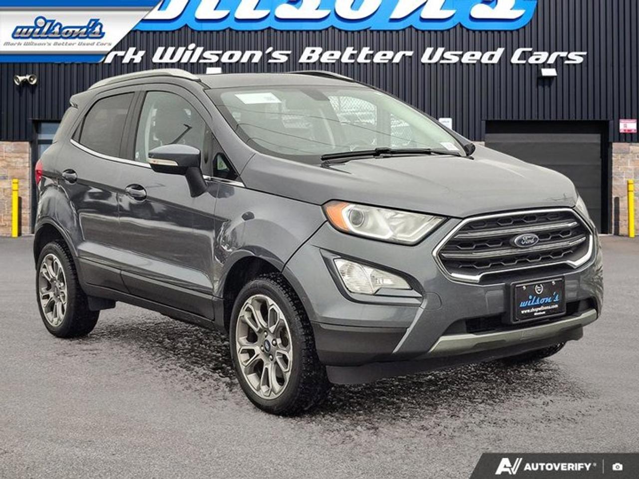 2018 Ford EcoSport Titanium 4WD | Leather Trim | Sunroof | Heated Seats | Remote Start | Bluetooth | Rear Cam and More! Photo