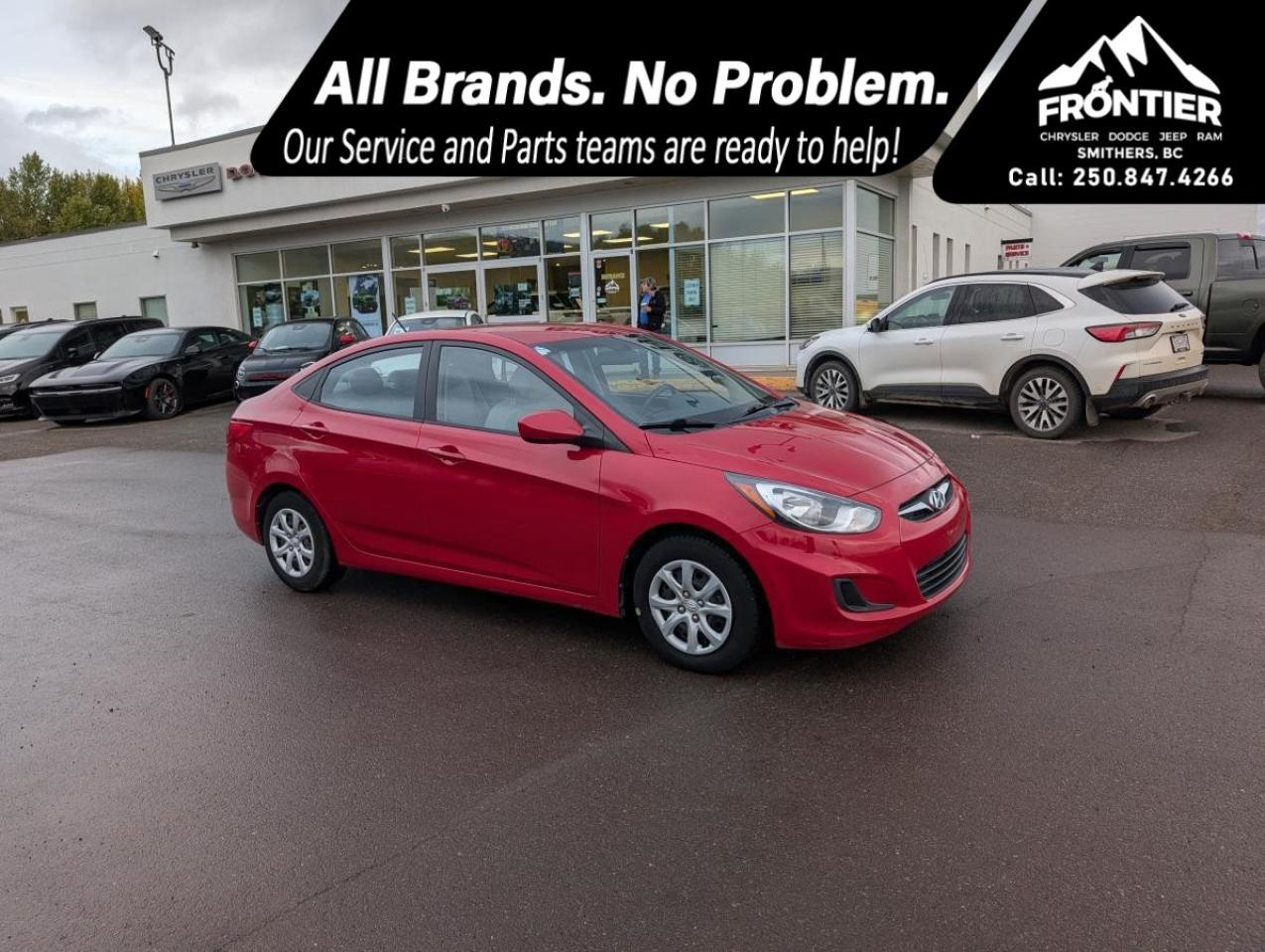 <p>Experience the thrill of driving a 2014 Hyundai Accent GL, featuring a stylish red finish and the nimble efficiency of front-wheel drive. With an automatic transmission, this sedan offers a smooth and comfortable handling for every journey.</p><p>The exterior showcases an elegant design that pairs perfectly with its vibrant red color, giving it a striking presence on the road. Inside, the cabin is thoughtfully designed with features that promise comfort and convenience. Relax into the heated front seats while you enjoy the ease of keyless entry and power windows.</p><p>Stay connected with the Bluetooth connection and enjoy your favorite stations on satellite radio. Safety is prioritized with functions like brake assist for enhanced control and peace of mind. The Accent GL also includes additional comforts such as air conditioning and heated mirrors.</p><p>This Hyundai Accent GL is an excellent choice for individuals or families seeking a reliable and stylish commuter vehicle. Contact us at the dealership today for more details or to schedule a test drive. Experience the exceptional blend of style, comfort, and technology this Accent has to offer.</p>