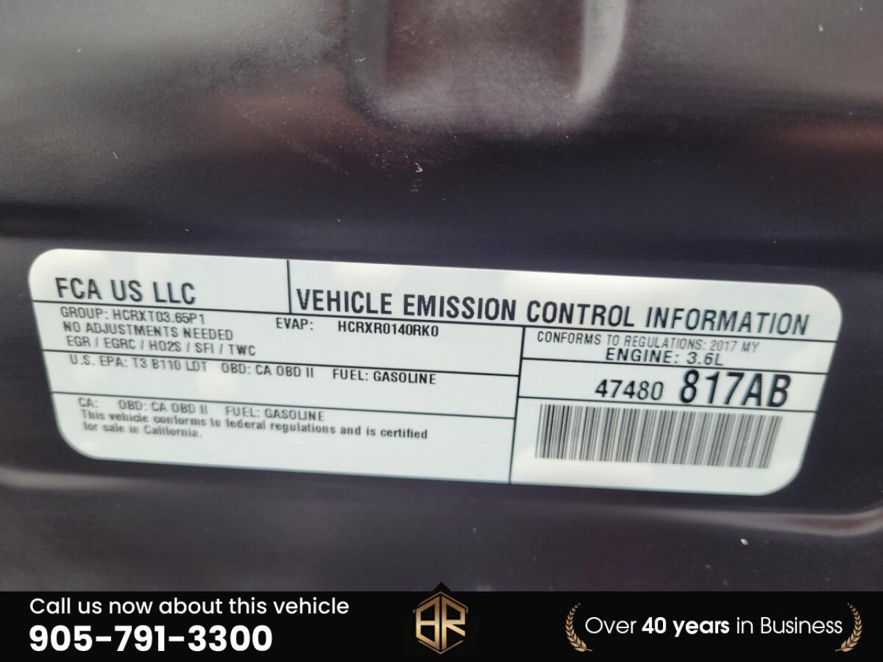 2017 Chrysler Pacifica Touring L | Stow & go | No Reported Accidents | Lo Photo