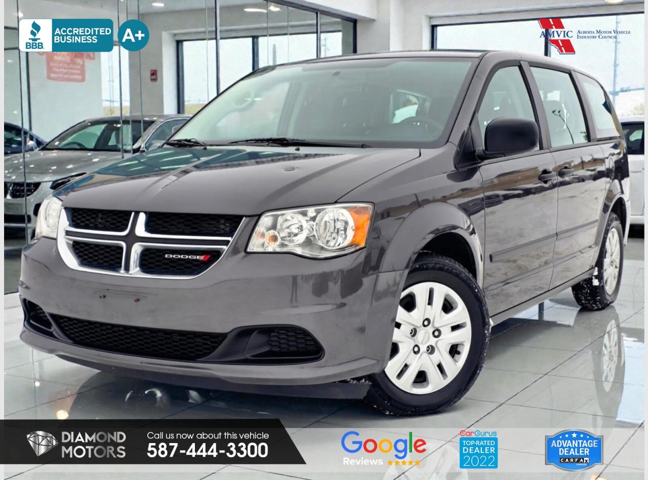 CLEARANCE PRICED  PRICED TO MOVE <br/> LIMITED TIME at Diamond Motors <br/> Drive away with a FREE 1-Year Warranty + low payments included at Listed Price. T&Cs Apply. <br/> Just Arrived 2016 Dodge Grand Caravan Canada Value Package Grey has 158,645 KM on it. 3.6L 6 Cylinder Engine engine, Front-Wheel Drive, Automatic transmission, 7 Seater passengers, on special price for $10,900.00. <br/> CERTIFIED UNIT WITH BRAND NEW TIRES, BACKUP CAMERA, THIRD ROW BLUETOOTH, CRUISE CONTROL AND MUCH MORE <br/> Book your appointment today for Test Drive. We offer contactless Test drives & Virtual Walkarounds. Stock Number: 25228 <br/> Disclosure: This vehicle was previously registered in BC. Vehicle has passed all required inspections in Alberta. <br/> At Diamond Motors, we are dedicated to providing you with an outstanding car-buying experience, offering quality pre-owned vehicles at prices that fit your budget. Our transparent and honest approach means you can expect straightforward guidance without any high-pressure sales tactics. We believe in building lasting relationships with our customers by offering personalized service tailored to your needs. From the moment you step onto our lot, our team is here to support you every step of the way, ensuring you leave confident in your decision. Trust, integrity, and customer satisfaction are the foundation of everything we do. <br/> <br/> <br/> Why choose us? <br/> <br/> Certified Pre-Owned Vehicles <br/> Family Owned & Operated <br/> Finance Available <br/> Extended Warranty <br/> Vehicles Priced to Sell <br/> No Pressure Environment <br/> Inspection & Carfax Report <br/> Professionally Detailed Vehicles <br/> Full Disclosure Guaranteed <br/> AMVIC Licensed <br/> BBB Accredited Business <br/> CarGurus Top-rated Dealer 2022 & 2024 <br/> <br/> <br/> Phone to schedule an appointment @ 587-444-3300 or simply browse our inventory online www.diamondmotors.ca or come and see us at our location at <br/> 3403 93 street NW, Edmonton, T6E 6A4 <br/> <br/> <br/> To view the rest of our inventory: <br/> www.diamondmotors.ca/inventory <br/> <br/> <br/> This dealership provides all required disclosures in accordance with AMVIC regulations. A completed Mechanical Fitness Assessment and its associated inspection work order will be supplied with every vehicle. A Carfax (or equivalent) vehicle history report will also be provided, including available information on previous damage, accident history, stolen or salvage status, and jurisdictional records. <br/> Customers are encouraged to review all vehicle features, options, and equipment for accuracy prior to purchase. <br/>