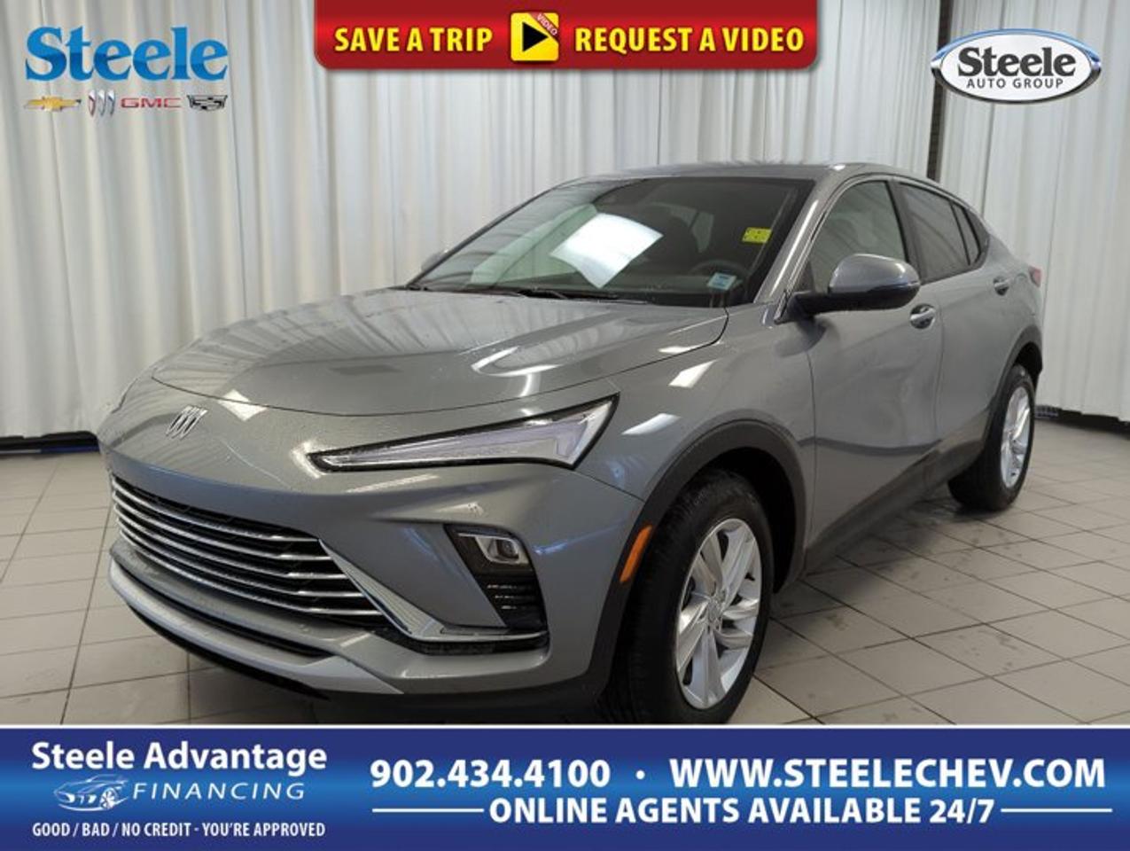 Experience the future of driving with the brand new 2026 Buick Envista Preferred, now available at Steele Chevrolet Buick GMC in Dartmouth. This modern SUV stands out with its sleek grey exterior and sophisticated black interior, offering a perfect balance of style and practicality. With four doors, automatic transmission, and front-wheel drive, its designed for everyday convenience and comfort.ADVANCED SAFETY FEATURESComprehensive airbag system for enhanced occupant protectionElectronic stability control for confident handlingAnti-lock braking system for improved stopping powerRearview camera for easier parking and reversingPERFORMANCE AND EFFICIENCYEfficient 1.2-litre gas engine for daily commutingSmooth-shifting automatic transmission for effortless drivingFront-wheel drive for balanced road performanceResponsive power delivery for urban and highway useCOMFORT AND CONVENIENCESpacious cabin with seating for five passengersFour-door access for easy entry and exitUser-friendly climate controls for personalized comfortAmple legroom for both front and rear occupantsTECHNONOLGY AND CONNECTIVITYIntegrated infotainment system for entertainment on the goBluetooth capability for hands-free communicationUSB ports for device charging and connectivityClear digital display for essential driving informationCARGO SPACEFlexible rear cargo area for various needsSplit-folding rear seats for extra storageLow lift-over height for easy loadingSufficient space for groceries, gear, or luggageWHAT OTHER OWNERS LIKESmooth and quiet ride qualityUser-friendly technology featuresPractical size for city and suburban drivingComfortable seating for daily commutesThis 2026 Buick Envista Preferreds VIN is: KL47LAE2XTB098110.