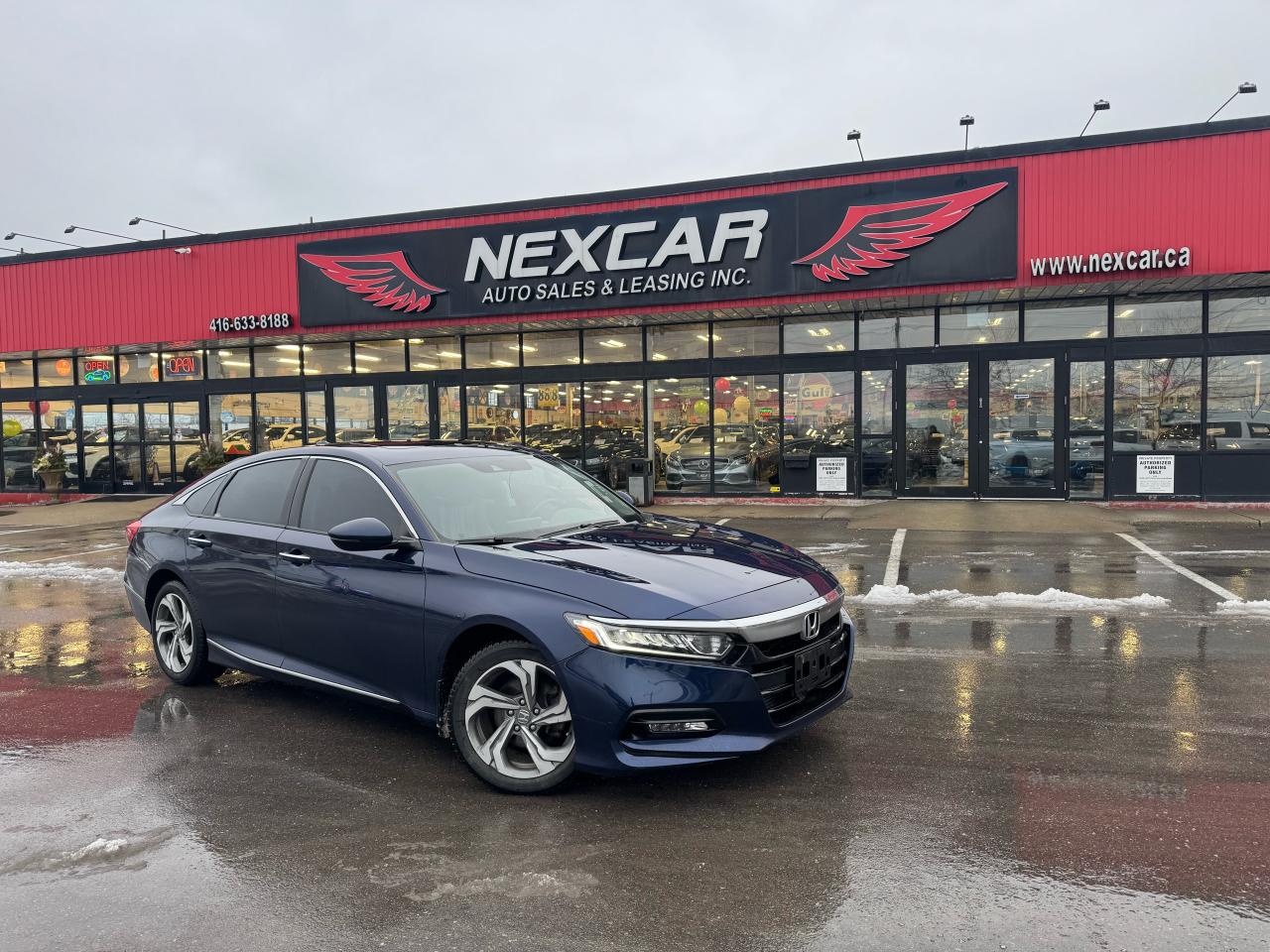 2018 Honda Accord EX-L LEATHER SUNROOF B/SPOT L/SSIST CARPLAY CAMERA