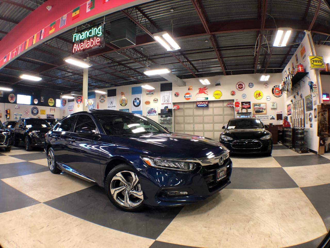 2018 Honda Accord EX-L LEATHER SUNROOF B/SPOT L/SSIST CARPLAY CAMERA