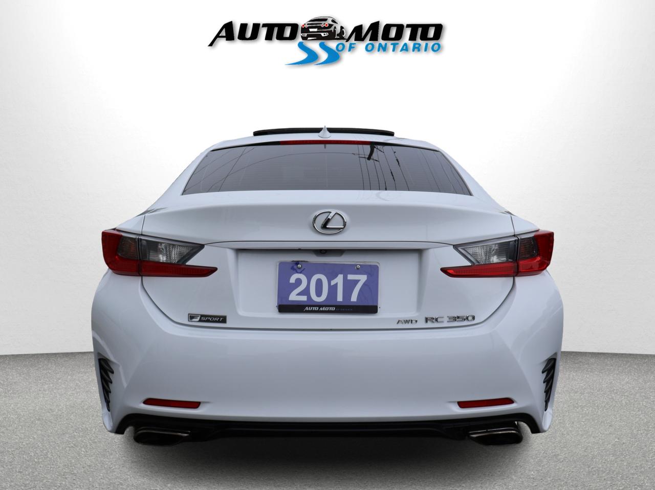 2017 Lexus RC 350 F-SPORT AWD CERTIFIED CAMERA NAV BLUETOOTH LEATHER COOL/HEAT SEAT/STEERING SUNROOF CRUISE ALLOYS Photo4