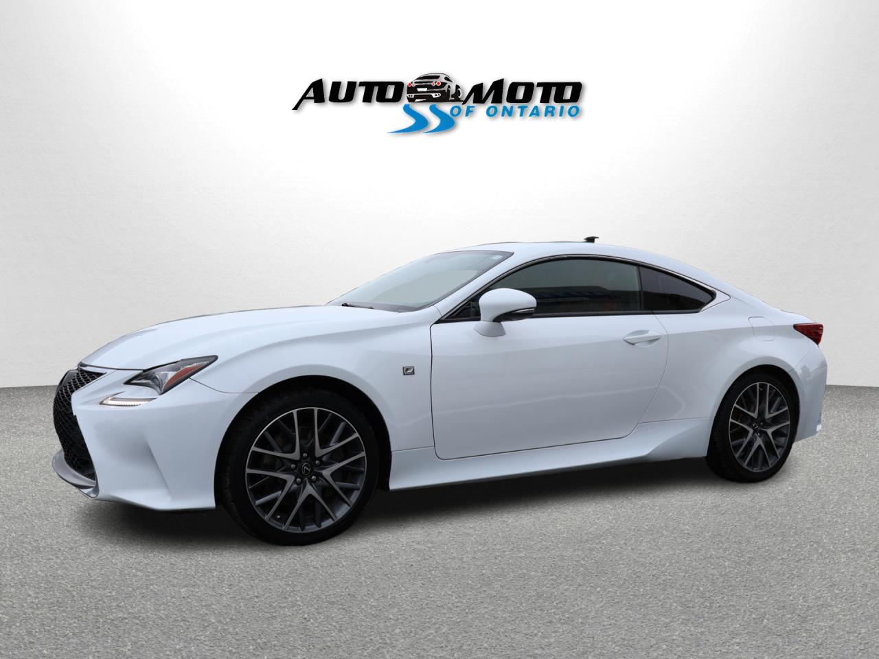 2017 Lexus RC 350 F-SPORT AWD CERTIFIED CAMERA NAV BLUETOOTH LEATHER COOL/HEAT SEAT/STEERING SUNROOF CRUISE ALLOYS Photo