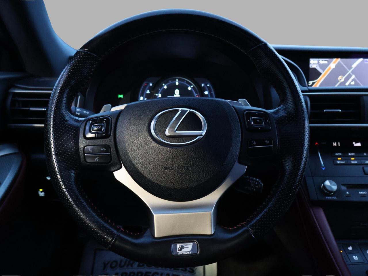 2017 Lexus RC 350 F-SPORT AWD CERTIFIED CAMERA NAV BLUETOOTH LEATHER COOL/HEAT SEAT/STEERING SUNROOF CRUISE ALLOYS Photo