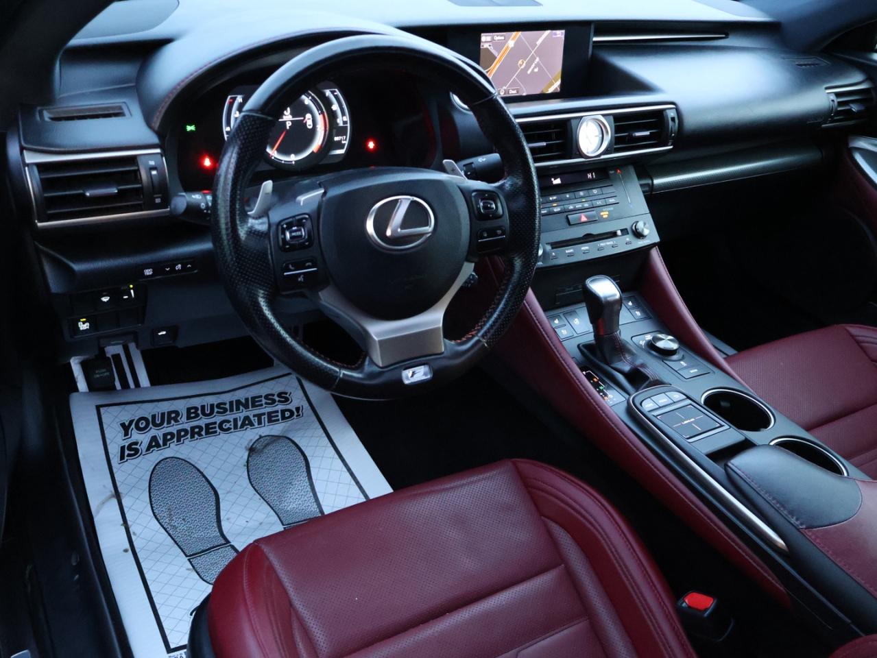 2017 Lexus RC 350 F-SPORT AWD CERTIFIED CAMERA NAV BLUETOOTH LEATHER COOL/HEAT SEAT/STEERING SUNROOF CRUISE ALLOYS Photo