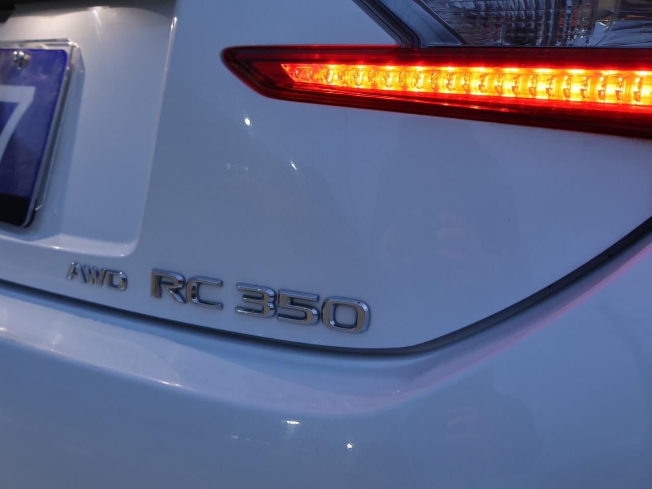 2017 Lexus RC 350 F-SPORT AWD CERTIFIED CAMERA NAV BLUETOOTH LEATHER COOL/HEAT SEAT/STEERING SUNROOF CRUISE ALLOYS Photo