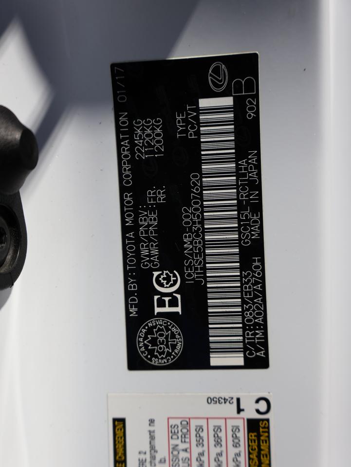 2017 Lexus RC 350 F-SPORT AWD CERTIFIED CAMERA NAV BLUETOOTH LEATHER COOL/HEAT SEAT/STEERING SUNROOF CRUISE ALLOYS Photo