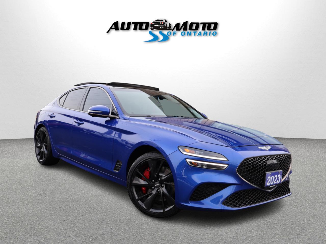 2023 Genesis G70 3.3T SPORT AWD CERTIFIED *1 OWNER* CAMERA NAV BLUETOOTH LEATHER COOL/HEAT SEAT/STEERING SUNROOF CRUISE ALLOYS - Photo #1