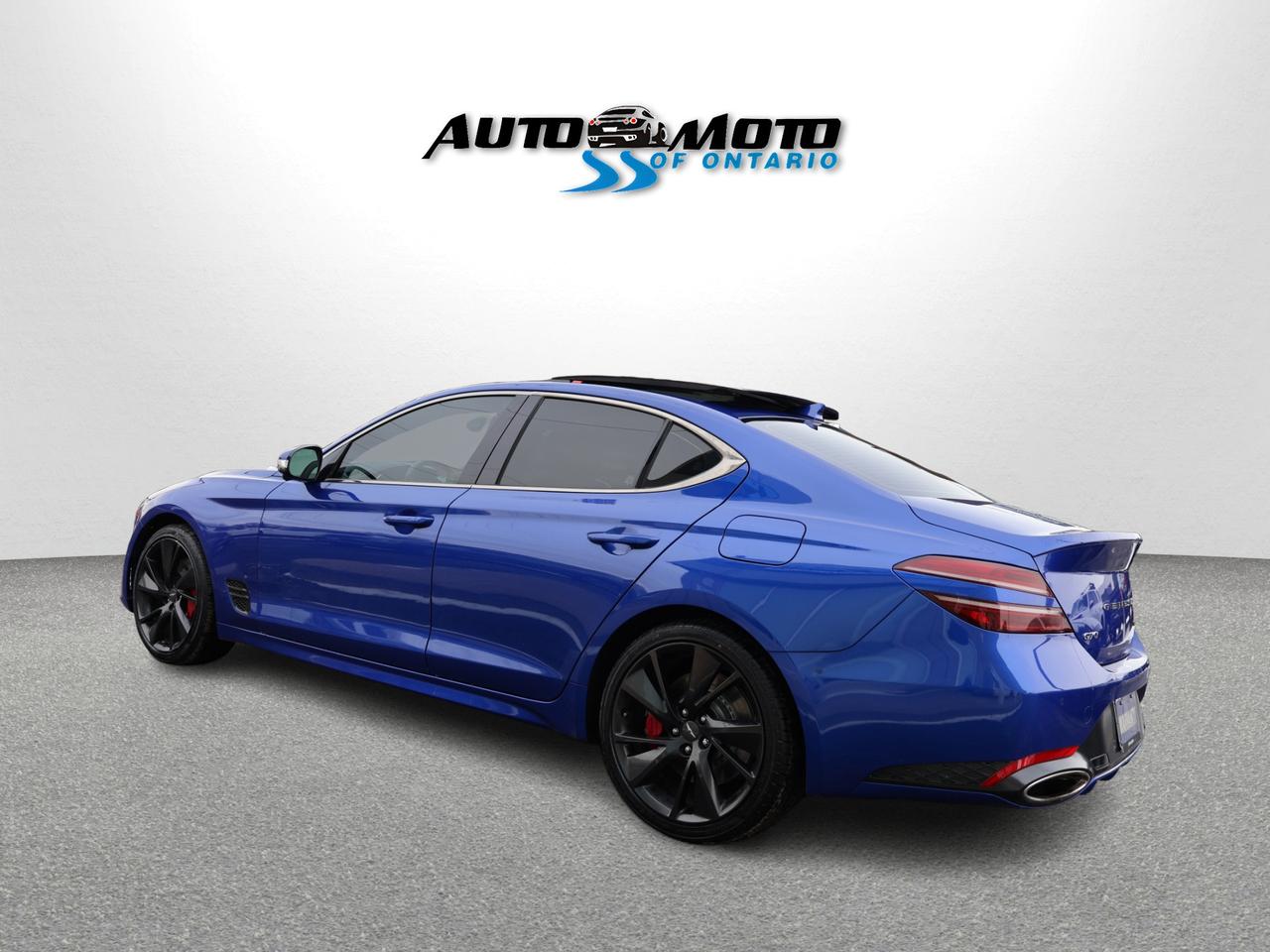 2023 Genesis G70 3.3T SPORT AWD CERTIFIED *1 OWNER* CAMERA NAV BLUETOOTH LEATHER COOL/HEAT SEAT/STEERING SUNROOF CRUISE ALLOYS Photo