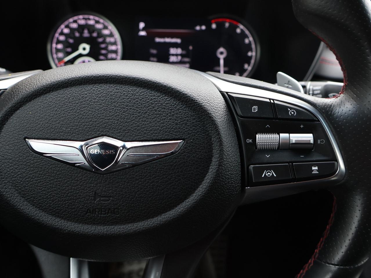 2023 Genesis G70 3.3T SPORT AWD CERTIFIED *1 OWNER* CAMERA NAV BLUETOOTH LEATHER COOL/HEAT SEAT/STEERING SUNROOF CRUISE ALLOYS Photo