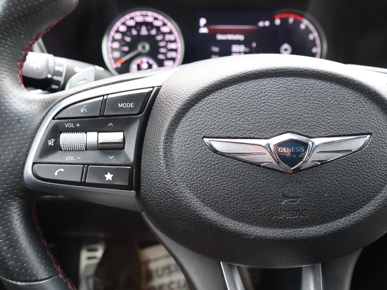 2023 Genesis G70 3.3T SPORT AWD CERTIFIED *1 OWNER* CAMERA NAV BLUETOOTH LEATHER COOL/HEAT SEAT/STEERING SUNROOF CRUISE ALLOYS Photo