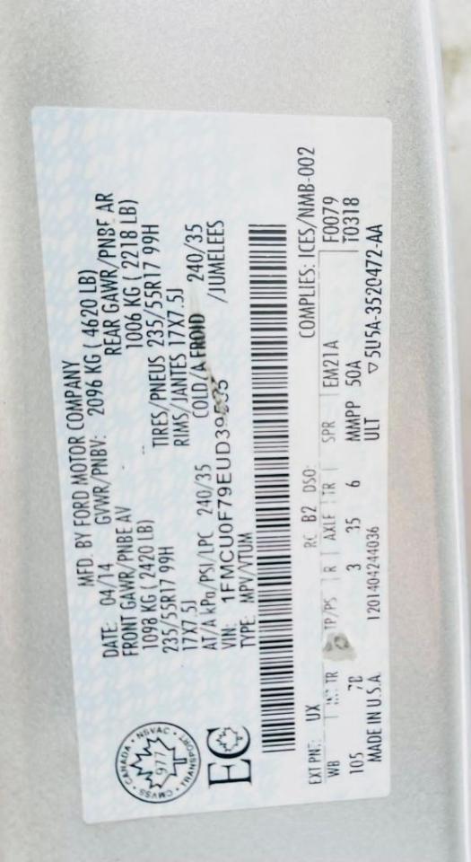 2014 Ford Escape S 4dr Front-wheel Drive Automatic Photo