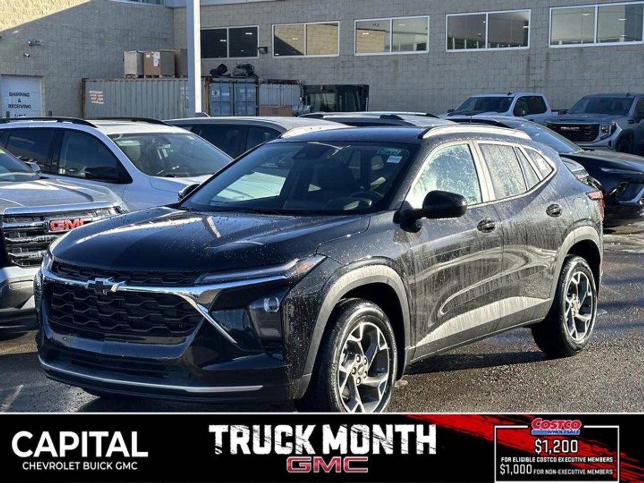 This Chevrolet Trax boasts a Turbocharged Gas 3-Cyl 1.2L/ engine powering this Automatic transmission. TRANSMISSION, 6-SPEED AUTOMATIC (STD), MOSAIC BLACK METALLIC, LT PREFERRED EQUIPMENT GROUP Includes Standard Equipment.* This Chevrolet Trax Features the Following Options *LPO, FRONT AND REAR SPLASH GUARDS, CUSTOM MOULDED, LPO, BLACK BOWTIE EMBLEMS, FRONT AND REAR, LPO, ALL-WEATHER FLOOR LINERS, FRONT AND REAR Jet Black., ENGINE, ECOTEC 1.2L TURBO DOHC DI WITH VARIABLE VALVE TIMING (VVT) (137 hp [102 kW] @ 5000 rpm, 162 lb-ft of torque [219 N-m] @ 2500 rpm) (STD), ENGINE BLOCK HEATER, Wireless Apple CarPlay/Wireless Android Auto, Wipers, front intermittent, variable speed, Wiper, rear, intermittent, Windows, power rear, express down, Window, power, front passenger with express down.* Stop By Today *For a must-own Chevrolet Trax come see us at Capital Chevrolet Buick GMC Inc., 13103 Lake Fraser Drive SE, Calgary, AB T2J 3H5. Just minutes away!