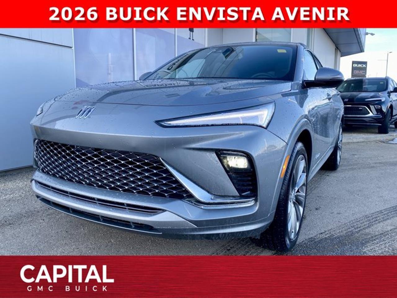 Take a look at this 2026 Buick Envista AVENIR! Fully loaded with options like Heated Seats, Heated Steering, Remote Start, Power Sunroof, Experience Buick Package, Rear Park Assist, Advanced Technology Package, Ultrawide 11 diagonal HD colour touchscreen, Adaptive Cruise Control, Lane Change Alert with Side Blind Zone, Wireless Apple CarPlay/Wireless Android Auto, and so much more....Ask for the Internet Department for more information or book your test drive today! Text 507-585-4395 for fast answers at your fingertips!AMVIC Licensed Dealer - Licence Number B1044900Disclaimer: All prices are plus taxes and include all cash credits and loyalties. See dealer for details. AMVIC Licensed Dealer # B1044900