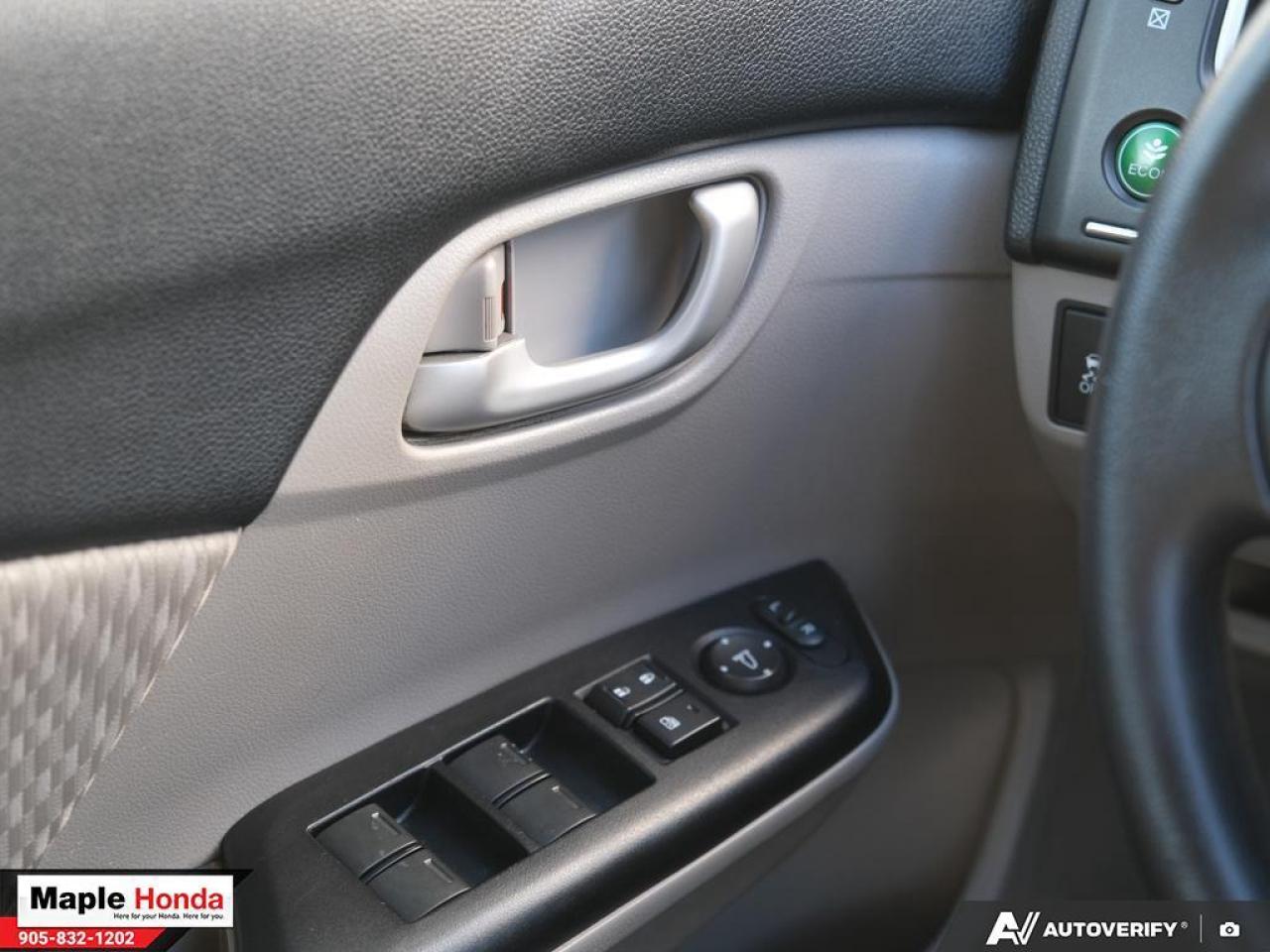 2015 Honda Civic Sedan Power Windows| Power Locks| Heated Seats| Bluetoot Photo