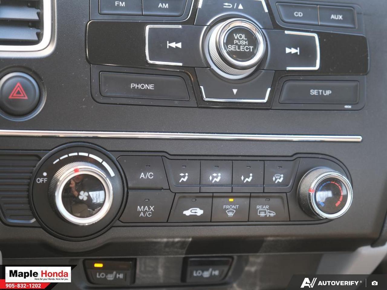 2015 Honda Civic Sedan Power Windows| Power Locks| Heated Seats| Bluetoot Photo