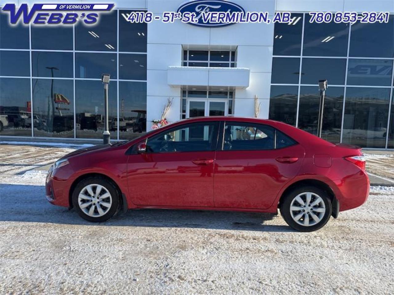 Used 2014 Toyota Corolla S  - Low Mileage for sale in Vermilion, AB