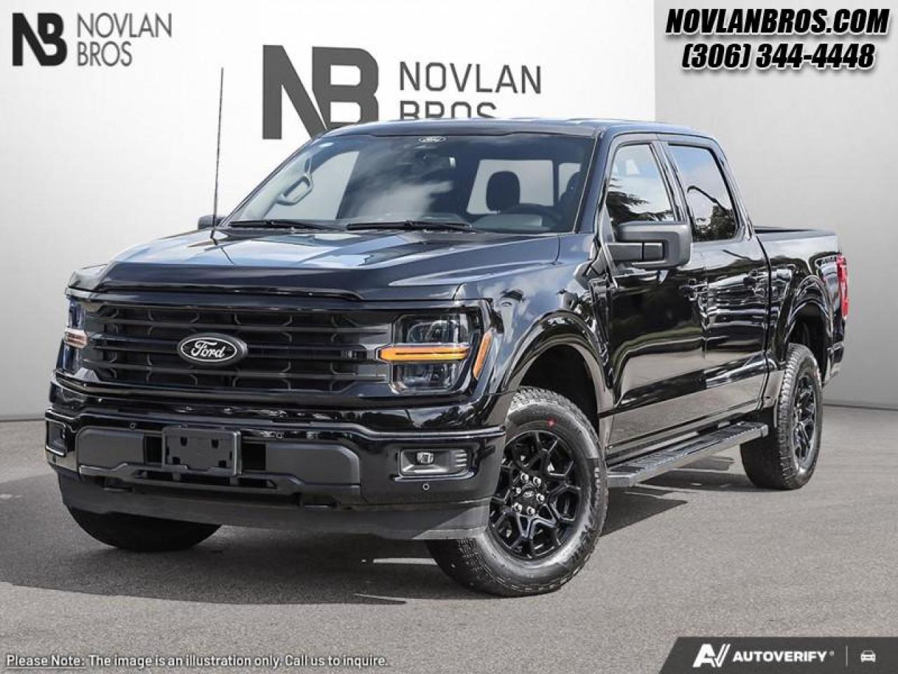 <b>XLT Black Appearance Package, Unique Sport Cloth Bucket Seats!</b><br> <br> <br> <br>Check out our great inventory of new vehicles at Novlan Brothers!<br> <br>Smart engineering, impressive tech, and rugged styling make the F-150 hard to pass up. <br> <br>Just as you mold, strengthen and adapt to fit your lifestyle, the truck you own should do the same. The Ford F-150 puts productivity, practicality and reliability at the forefront, with a host of convenience and tech features as well as rock-solid build quality, ensuring that all of your day-to-day activities are a breeze. Theres one for the working warrior, the long hauler and the fanatic. No matter who you are and what you do with your truck, F-150 doesnt miss.<br> <br>This Agate Black Crew Cab 4X4 pickup has a 10 Speed Automatic transmission and is powered by a 325HP 2.7L V6 Cylinder Engine. <br> <br> Our F-150s trim level is XLT. This XLT trim steps things up with running boards and dual-zone climate control, along with great standard features such as class IV tow equipment with trailer sway control, remote keyless entry, cargo box lighting, and a 12-inch infotainment screen powered by SYNC 4 featuring SiriusXM satellite radio, Apple CarPlay, Android Auto and FordPass Connect 5G internet hotspot. Safety features also include blind spot detection, lane keep assist with lane departure warning, front and rear collision mitigation and automatic emergency braking. This vehicle has been upgraded with the following features: XLT Black Appearance Package, Unique Sport Cloth Bucket Seats.<br><br> View the original window sticker for this vehicle with this url <b><a href=http://www.windowsticker.forddirect.com/windowsticker.pdf?vin=1FTEW3LP7SFB82147 target=_blank>http://www.windowsticker.forddirect.com/windowsticker.pdf?vin=1FTEW3LP7SFB82147</a></b>.<br> <br>To apply right now for financing use this link: <a href=http://novlanbros.com/credit/ target=_blank>http://novlanbros.com/credit/</a><br><br> <br/> Total  rebate of $7500 is reflected in the price.   4.99% financing for 84 months. <br> Payments from <b>$978.52</b> monthly with $0 down for 84 months @ 4.99% APR O.A.C. ( Plus applicable taxes -  Plus applicable fees   ).  Incentives expire 2026-02-02.  See dealer for details. <br> <br><br> Come by and check out our fleet of 30+ used cars and trucks and 50+ new cars and trucks for sale in Paradise Hill.  o~o