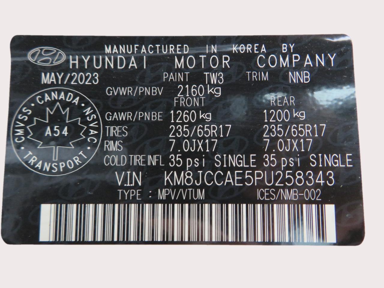 2023 Hyundai Tucson PREFERRED AWD W/TREND PACKAGE Photo