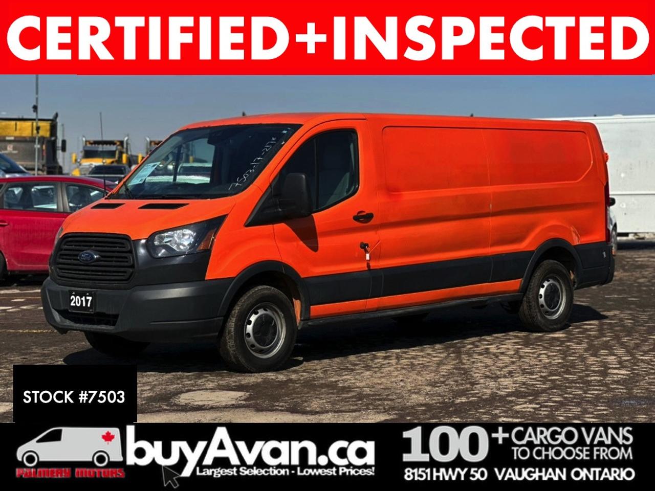 2017 Ford Transit Cargo Van 148 Low Roof   Former Fleet   Certified   NO Fees Photo